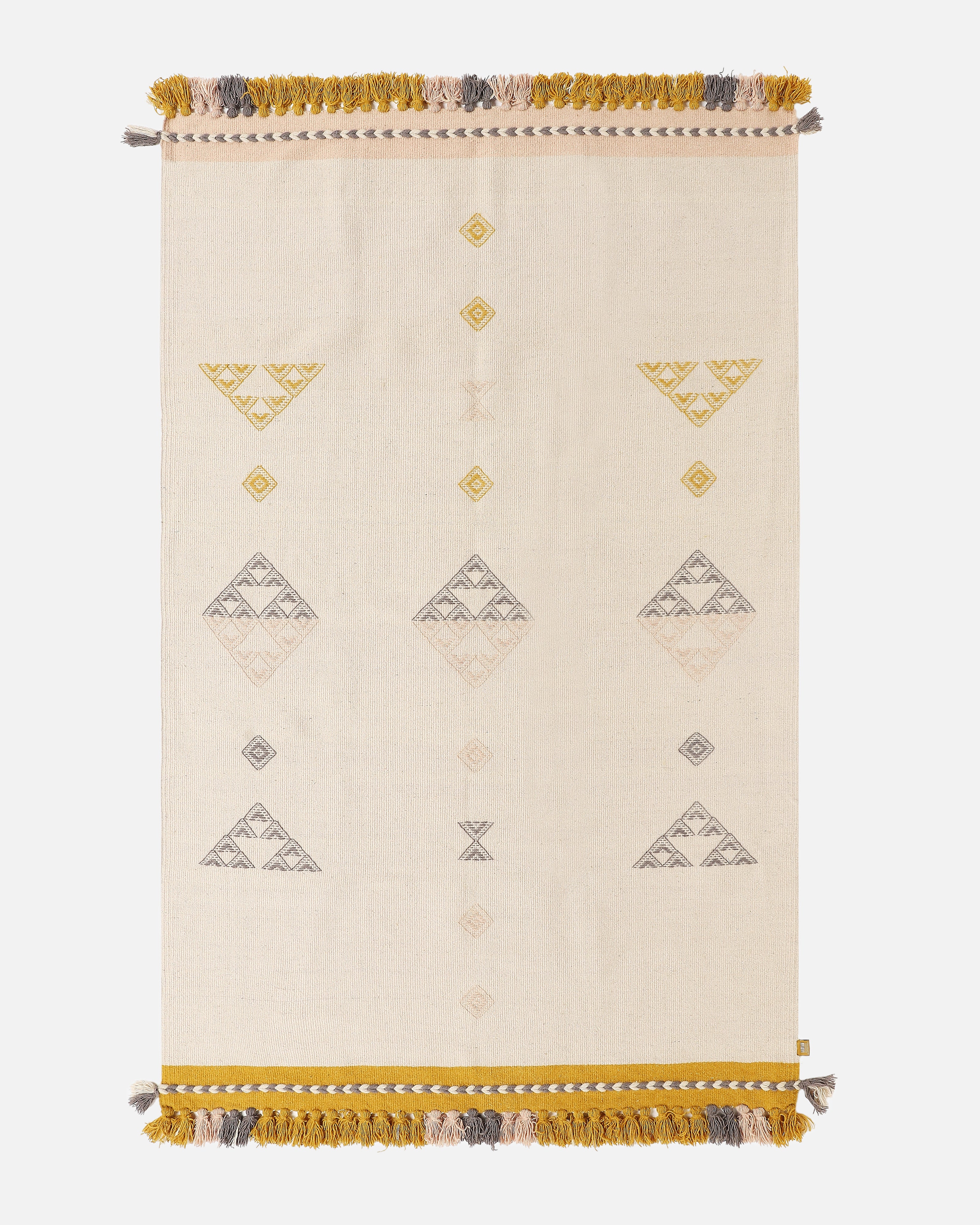 Xia Bhujodi Extra Weft Cotton Wool Rug