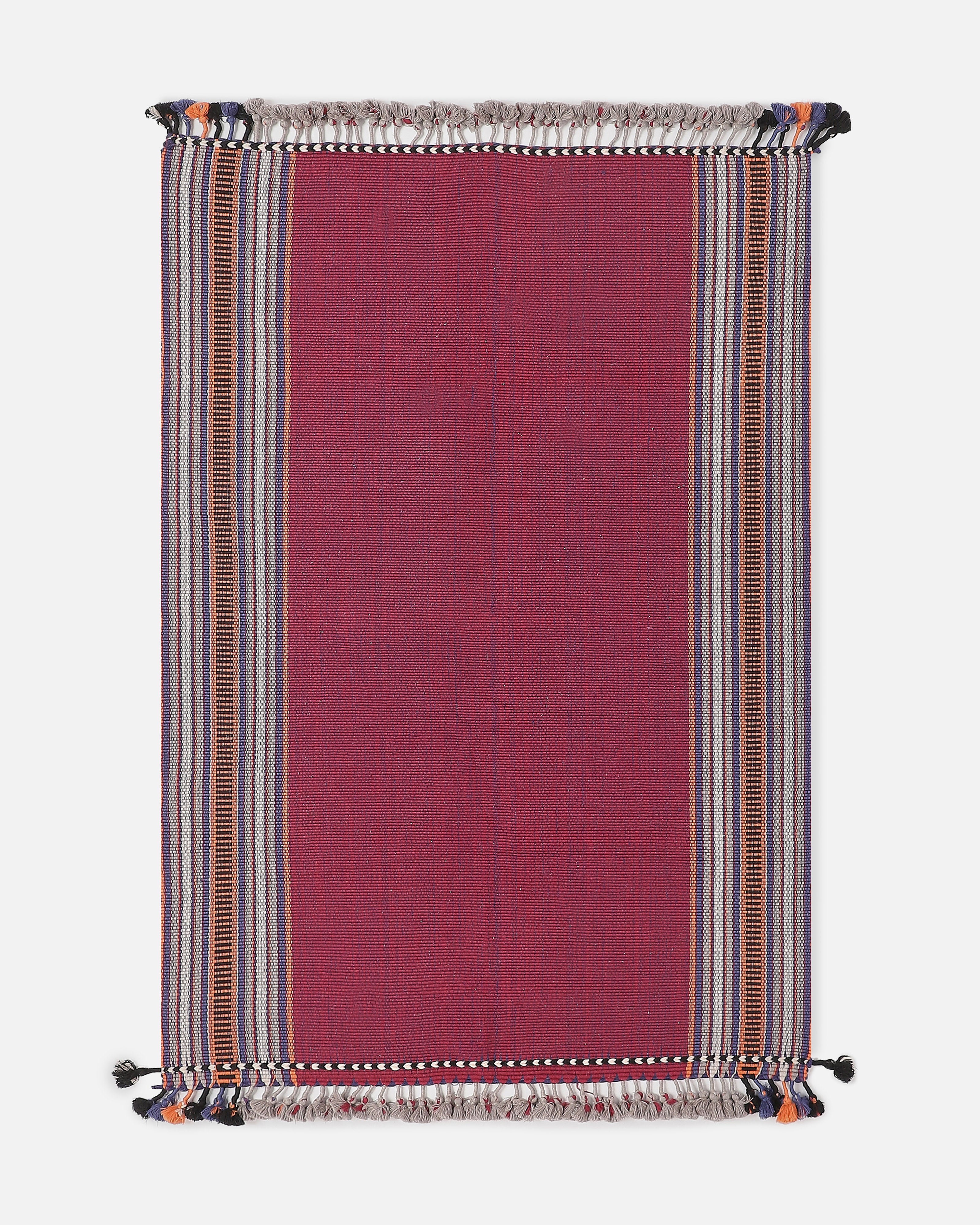 Allora Bhujodi Extra Weft Woolen Rug