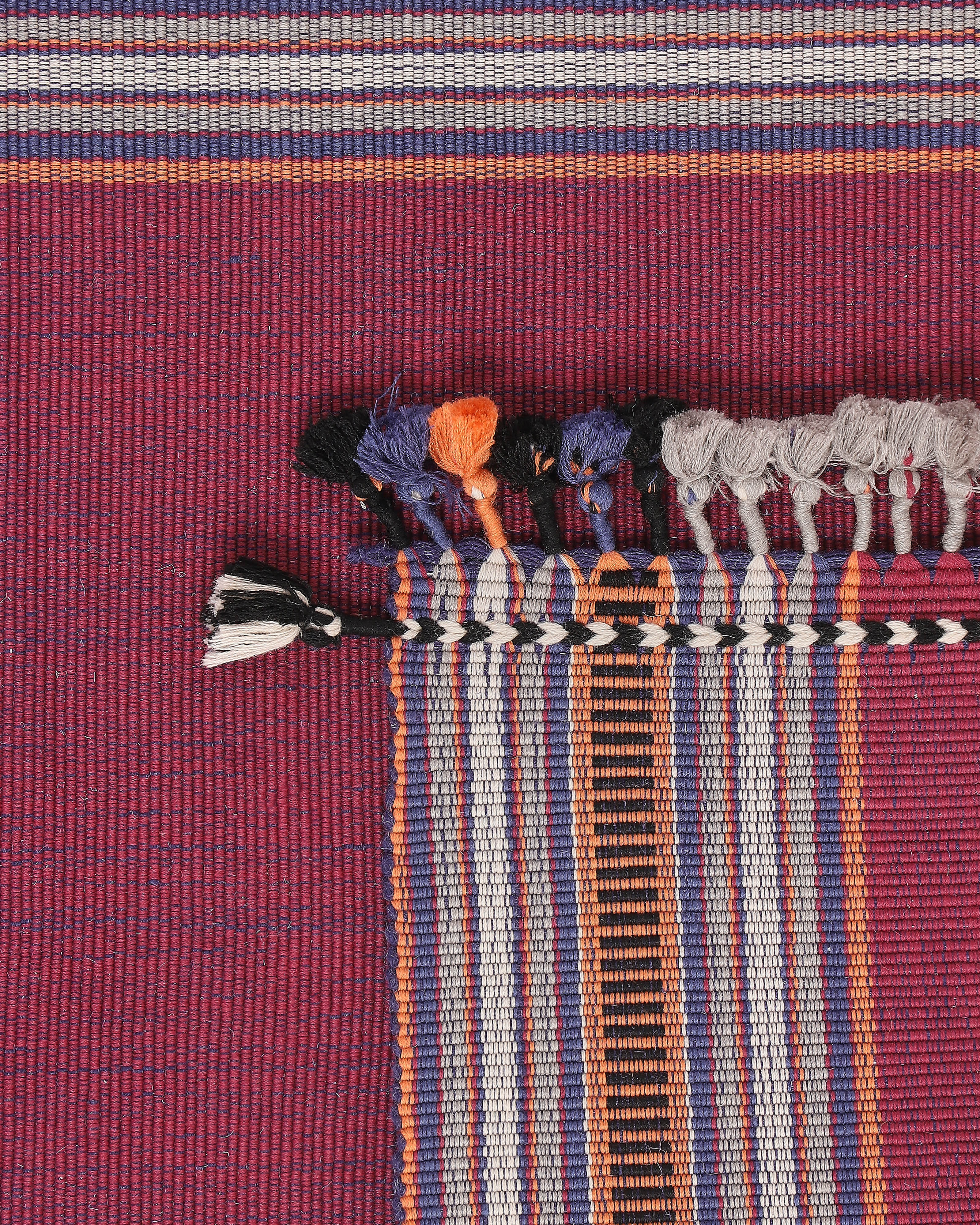 Allora Bhujodi Extra Weft Woolen Rug