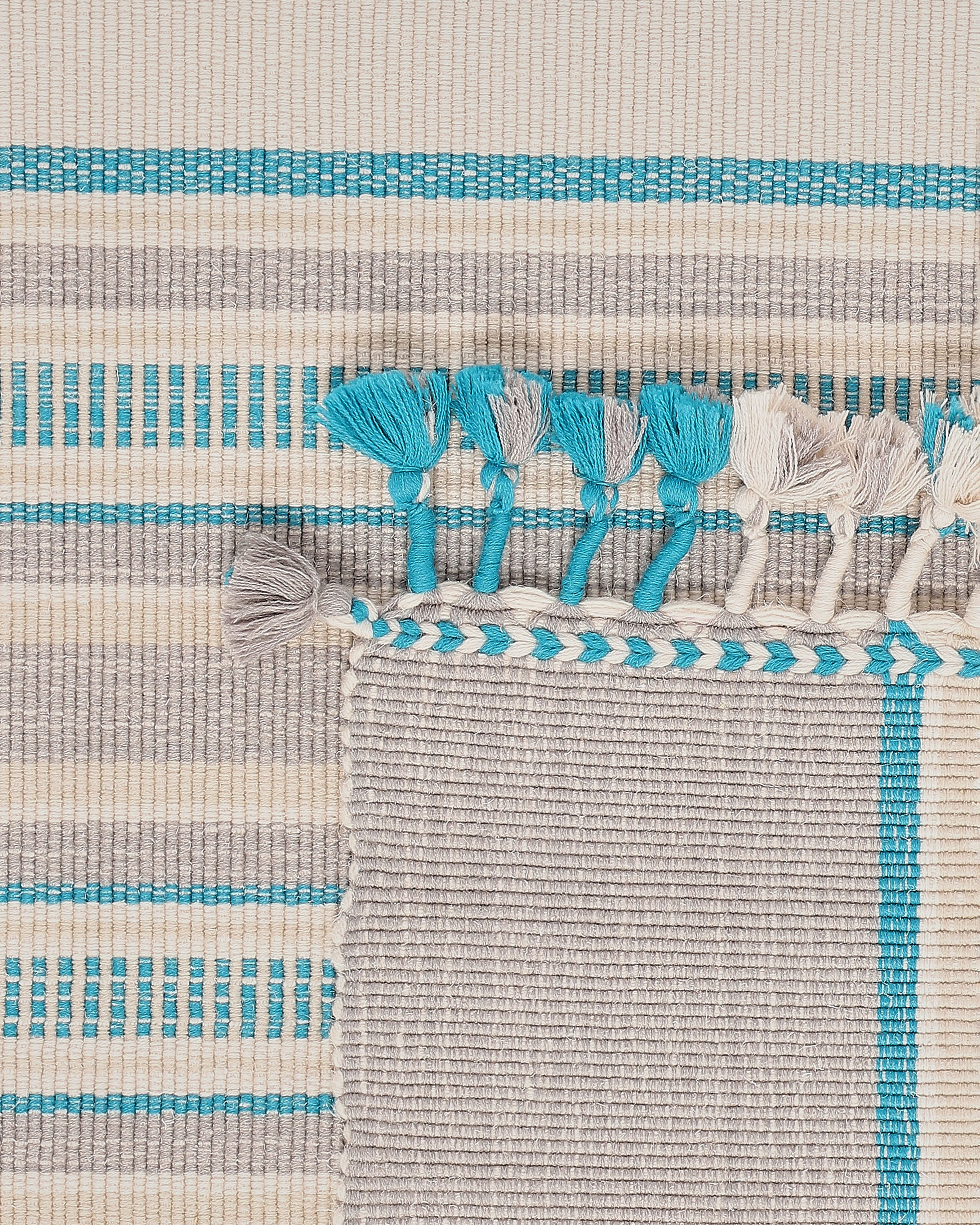 Jeena Bhujodi Extra Weft Woolen Rug