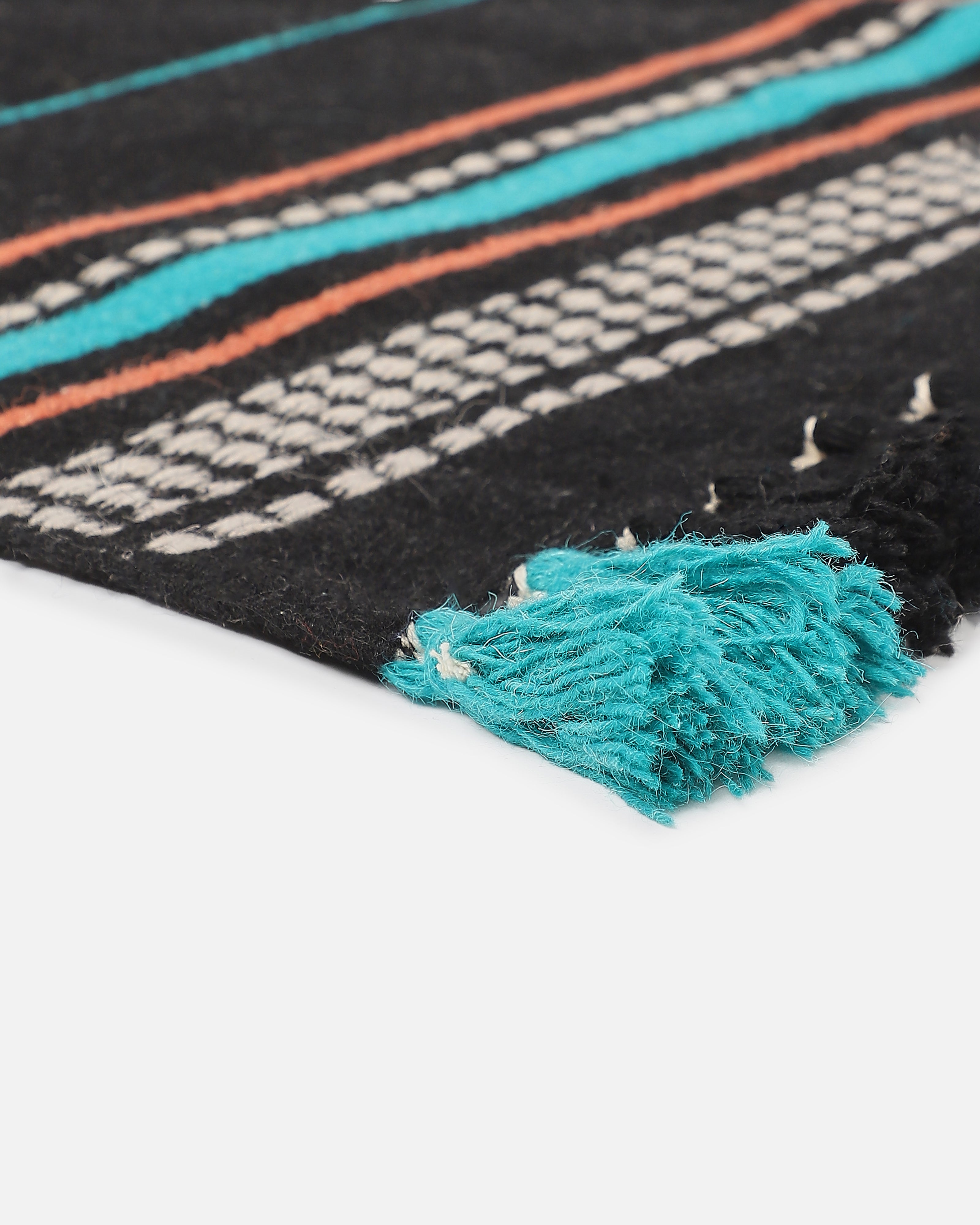 Sareta Bhujodi Extra Weft Cotton Wool Rug