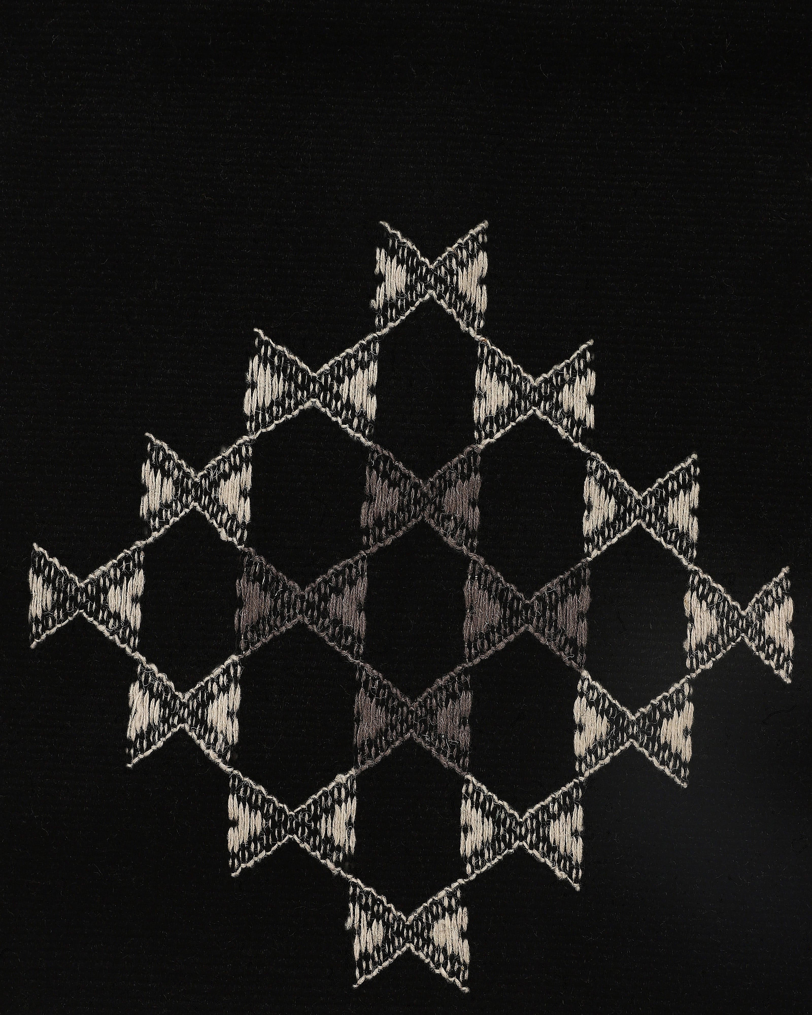 Saveta Bhujodi Extra Weft Cotton Wool Rug