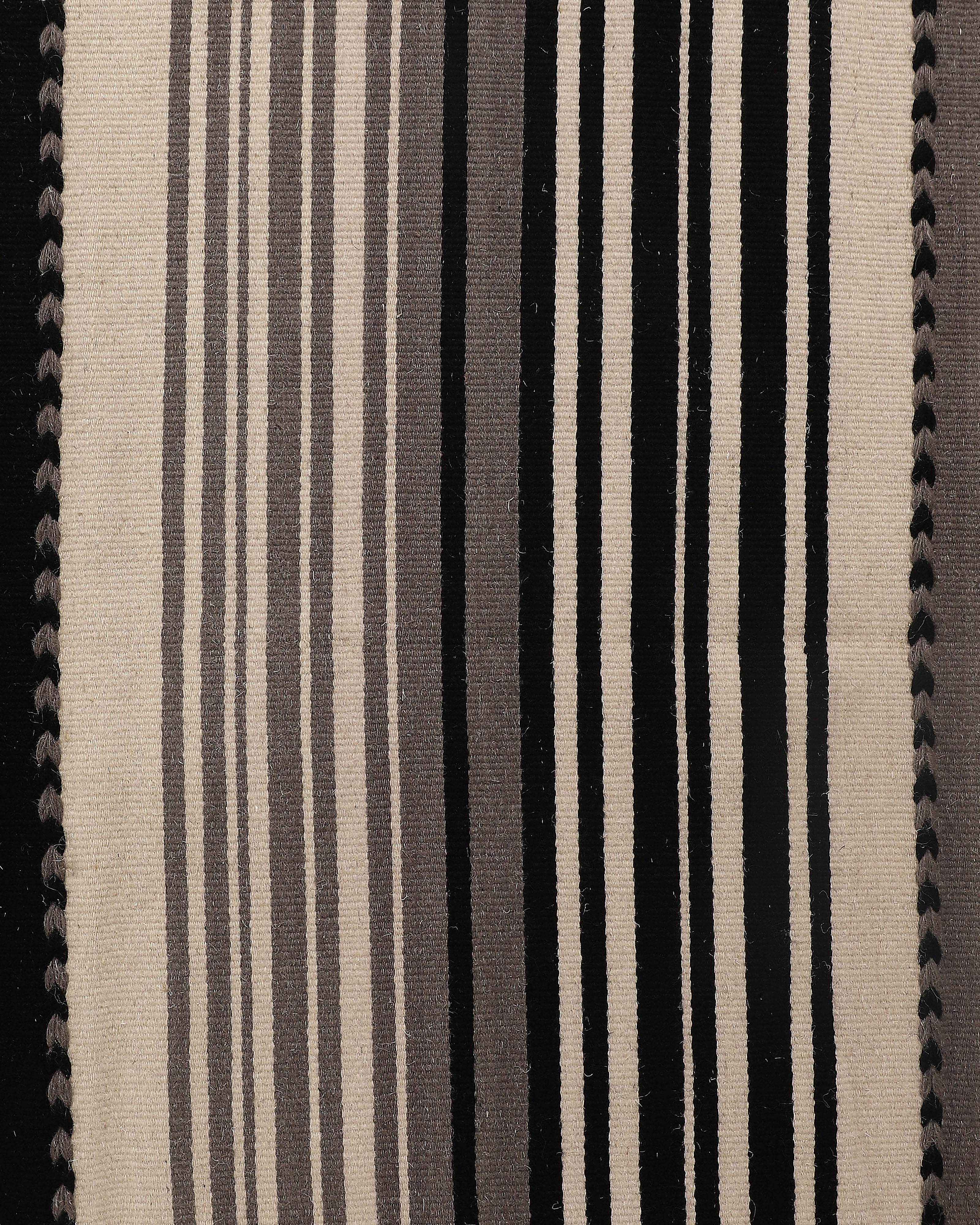 Saveta Bhujodi Extra Weft Cotton Wool Rug