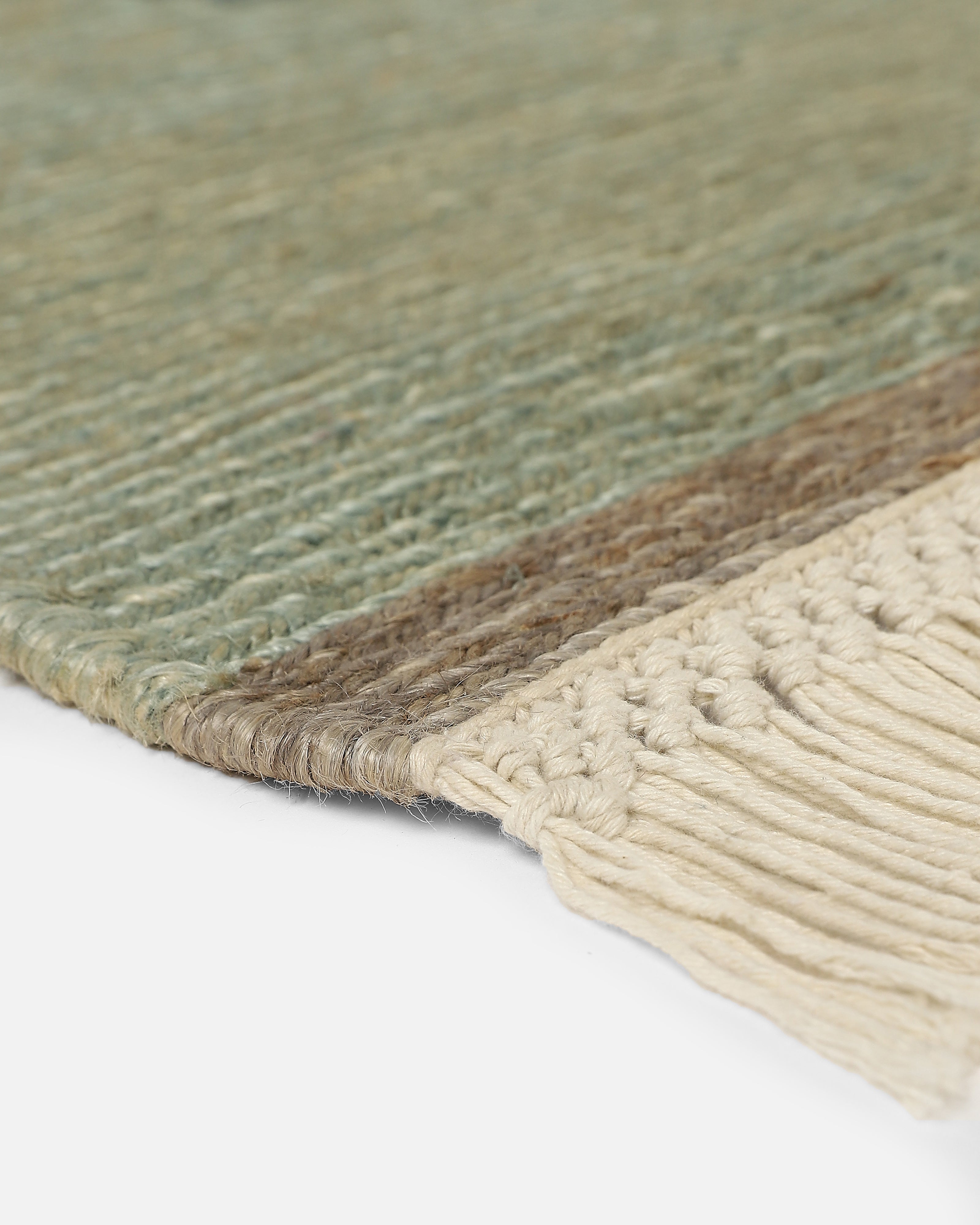 Jaipuri Bhadohi Soumak Cotton Jute Rug