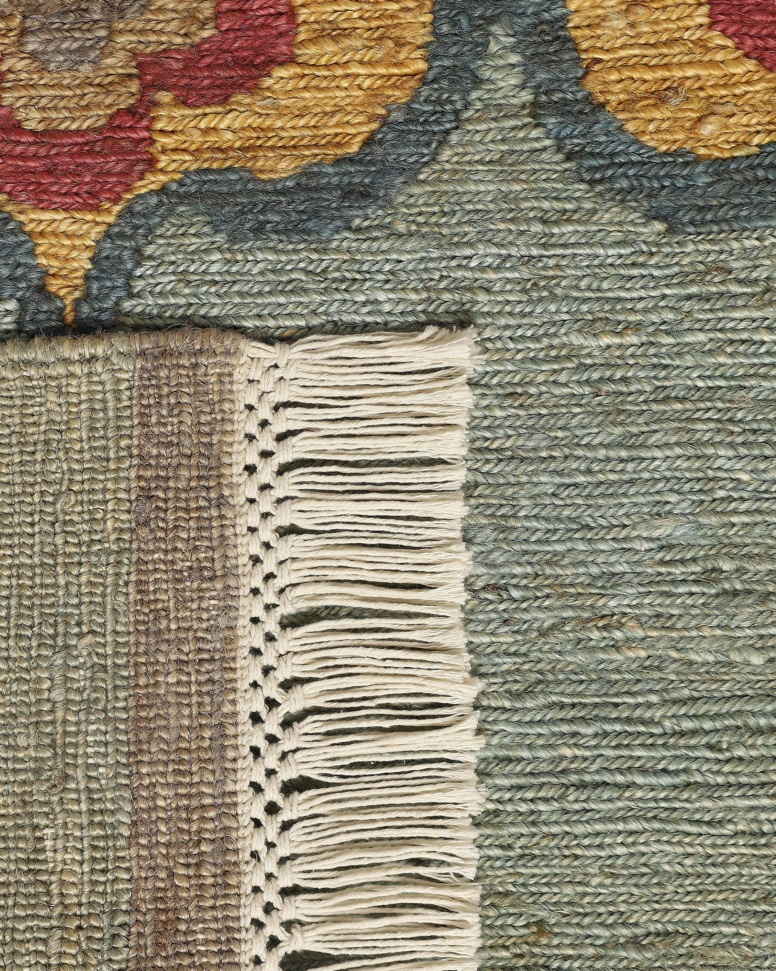 Jaipuri Bhadohi Soumak Cotton Jute Rug