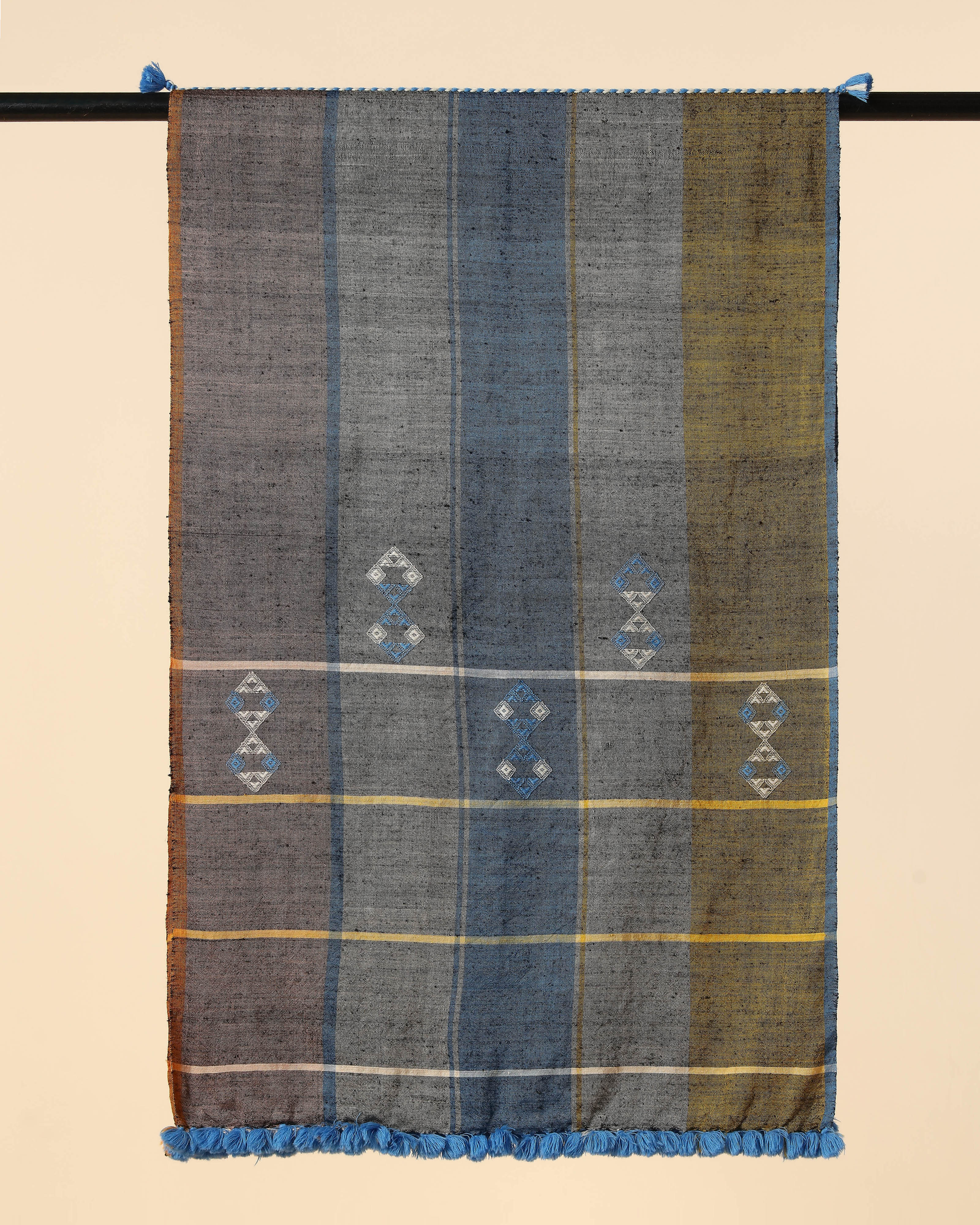 Roli Bhujodi Extra Weft Wool Silk Stole