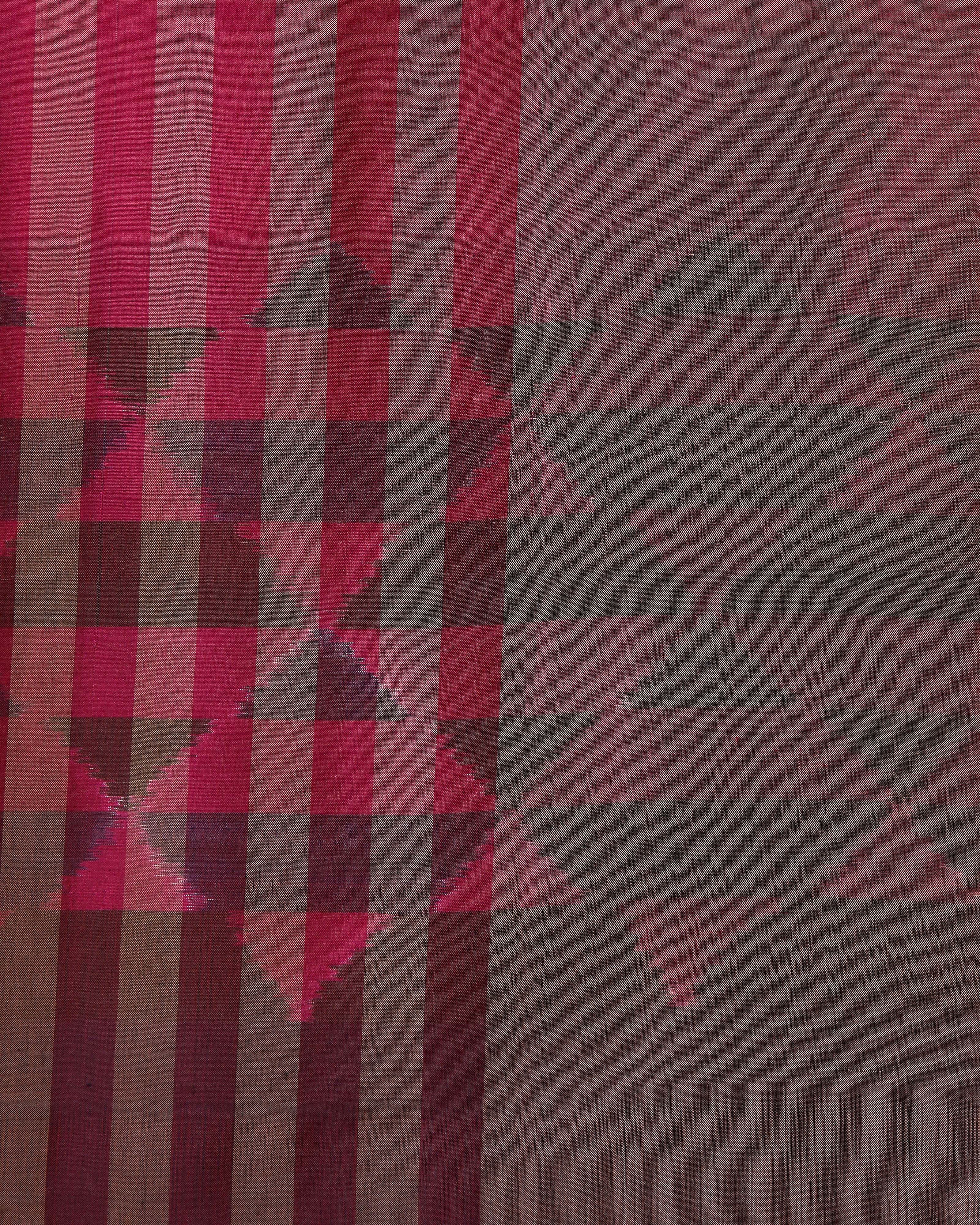 Bob Pochampally Weft Ikat Cotton Silk Stole