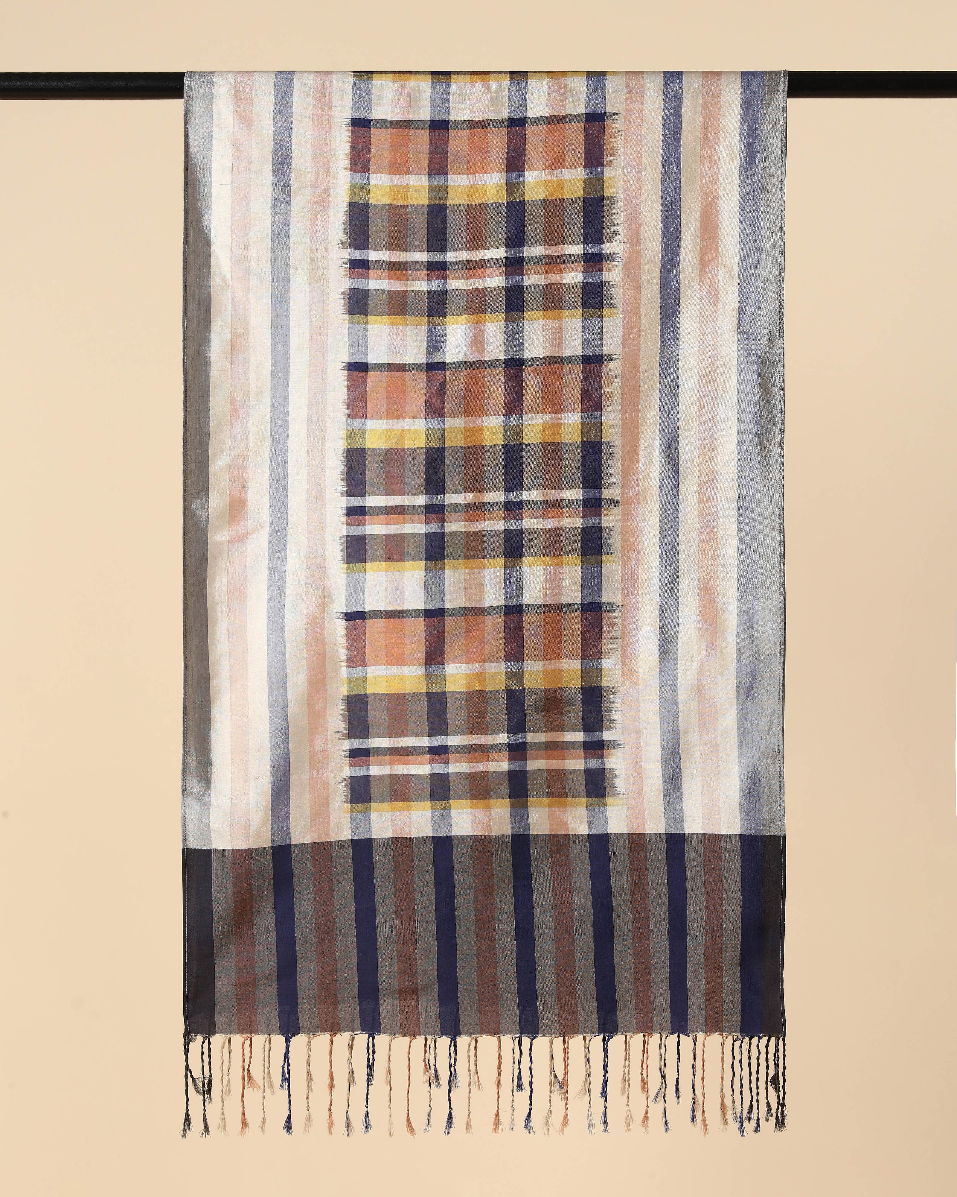 Cody Pochampally Weft Ikat Cotton Silk Stole
