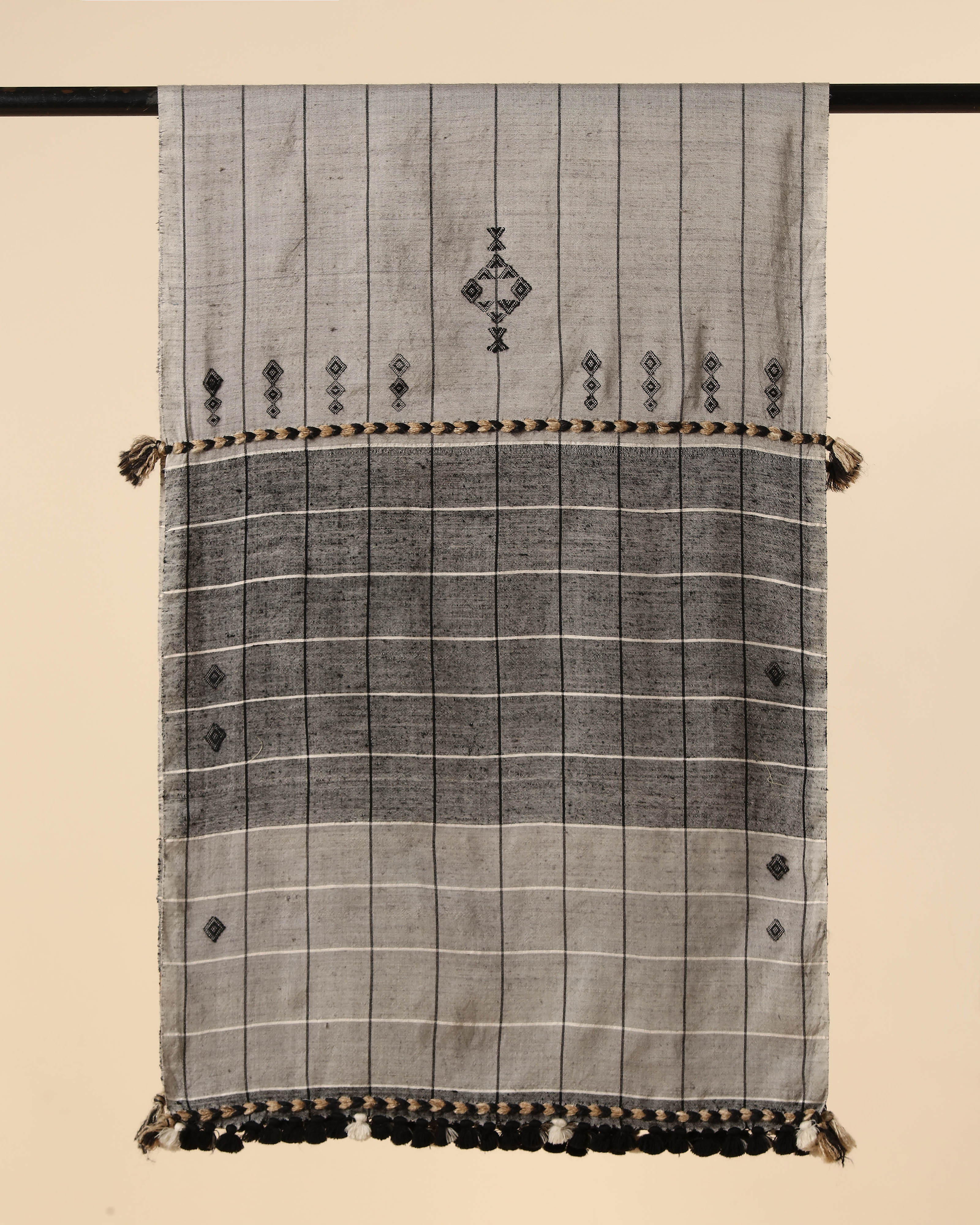 Pia Bhujodi Extra Weft Wool Silk Stole
