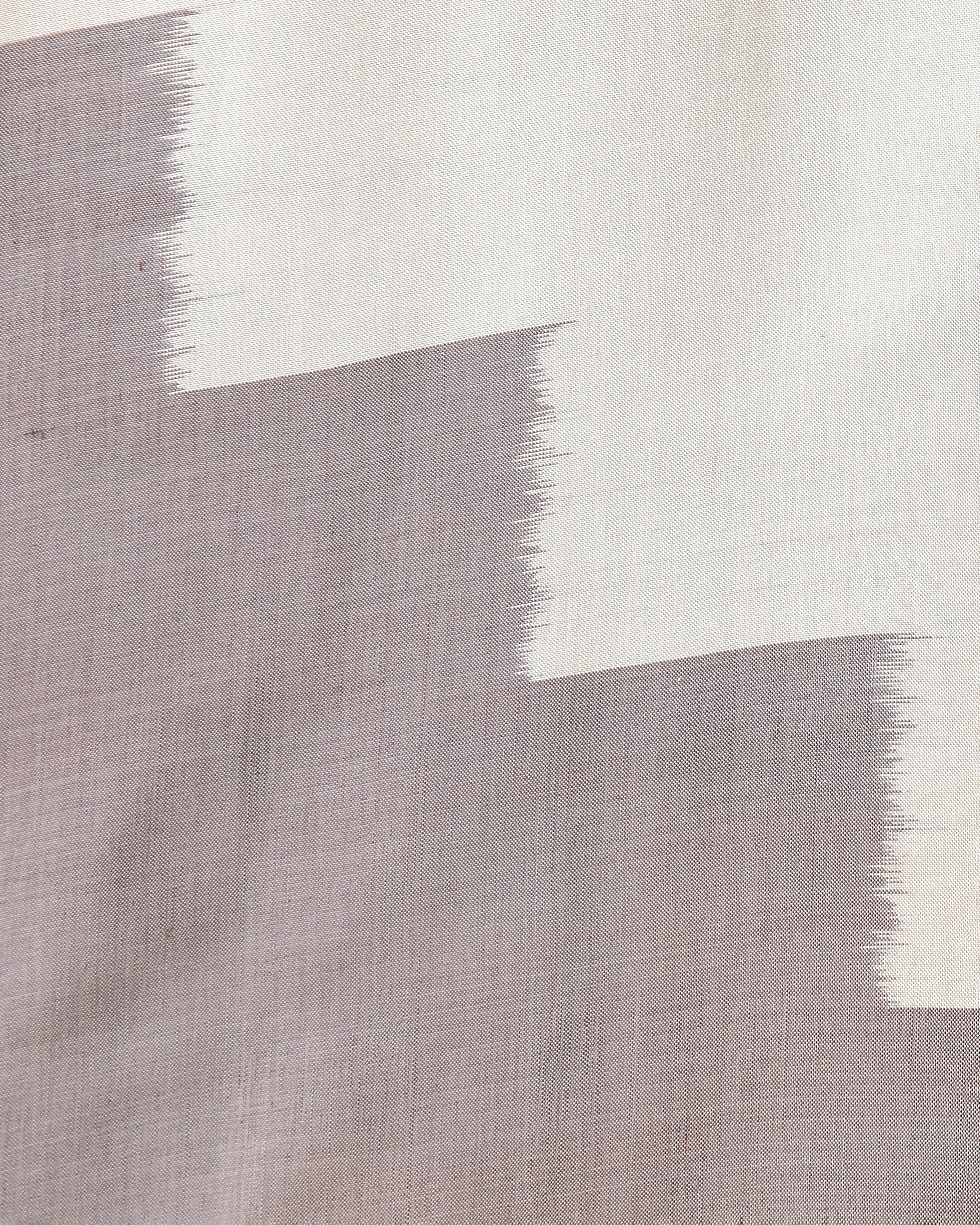 Escalier Pochampally Weft Ikat Cotton Silk Stole