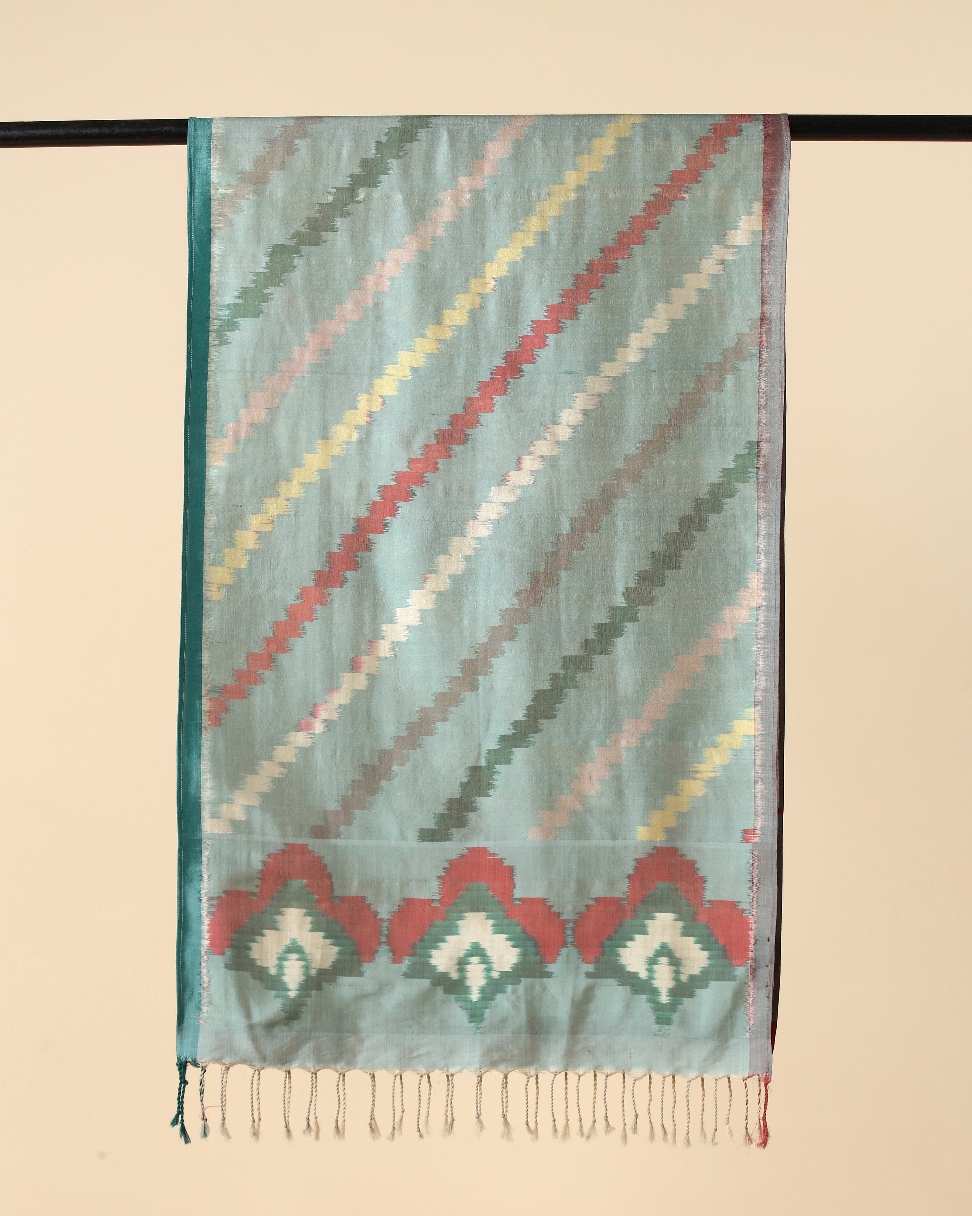 Eugine Pochampally Weft Ikat Cotton Silk Stole