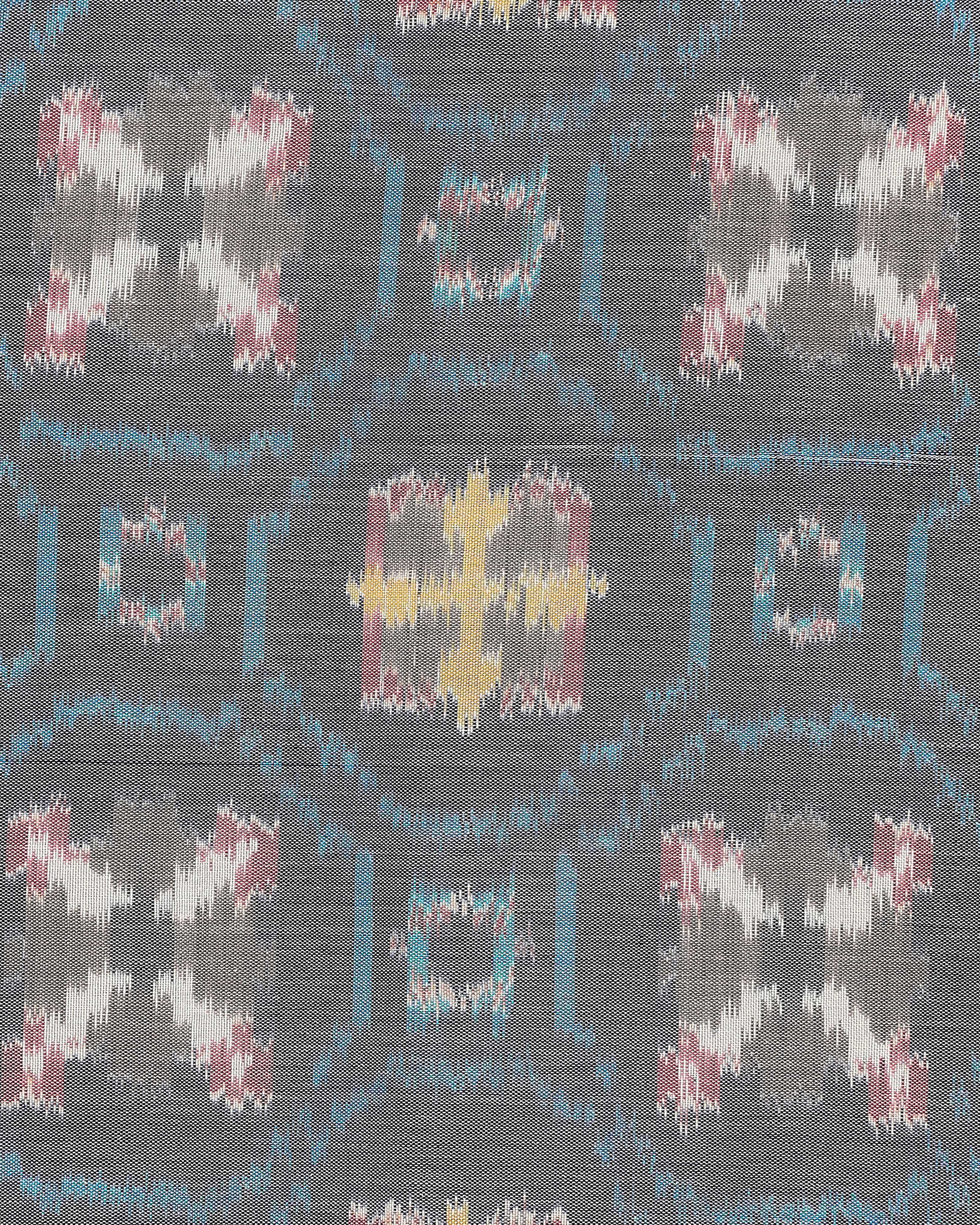 Joti Pochampally Weft Ikat Cotton Silk Table Runner