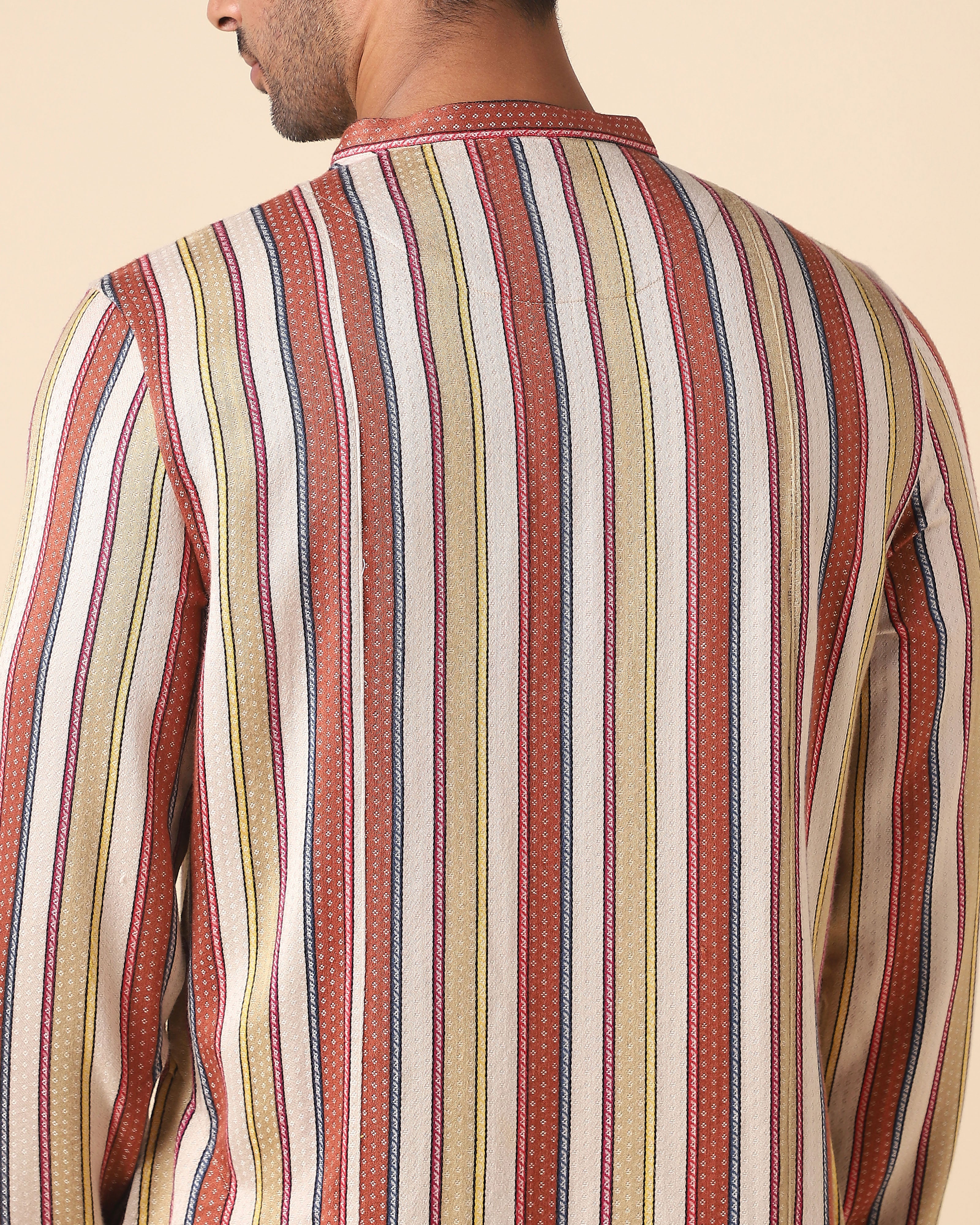 Niram Bhujodi Mashru Viscose Cotton Men's Kurta