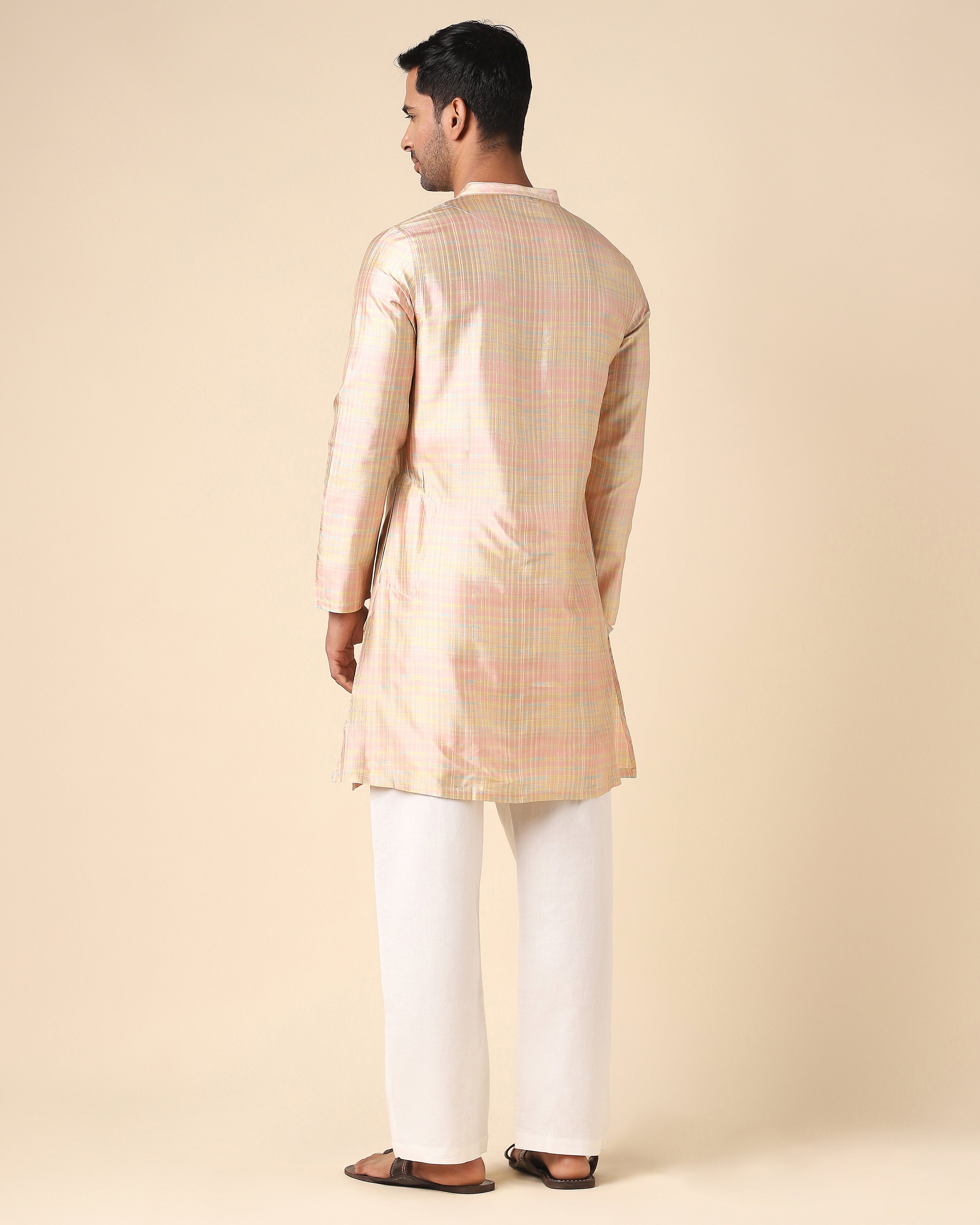 Patija Pochampally Double Ikat Silk Men's Kurta