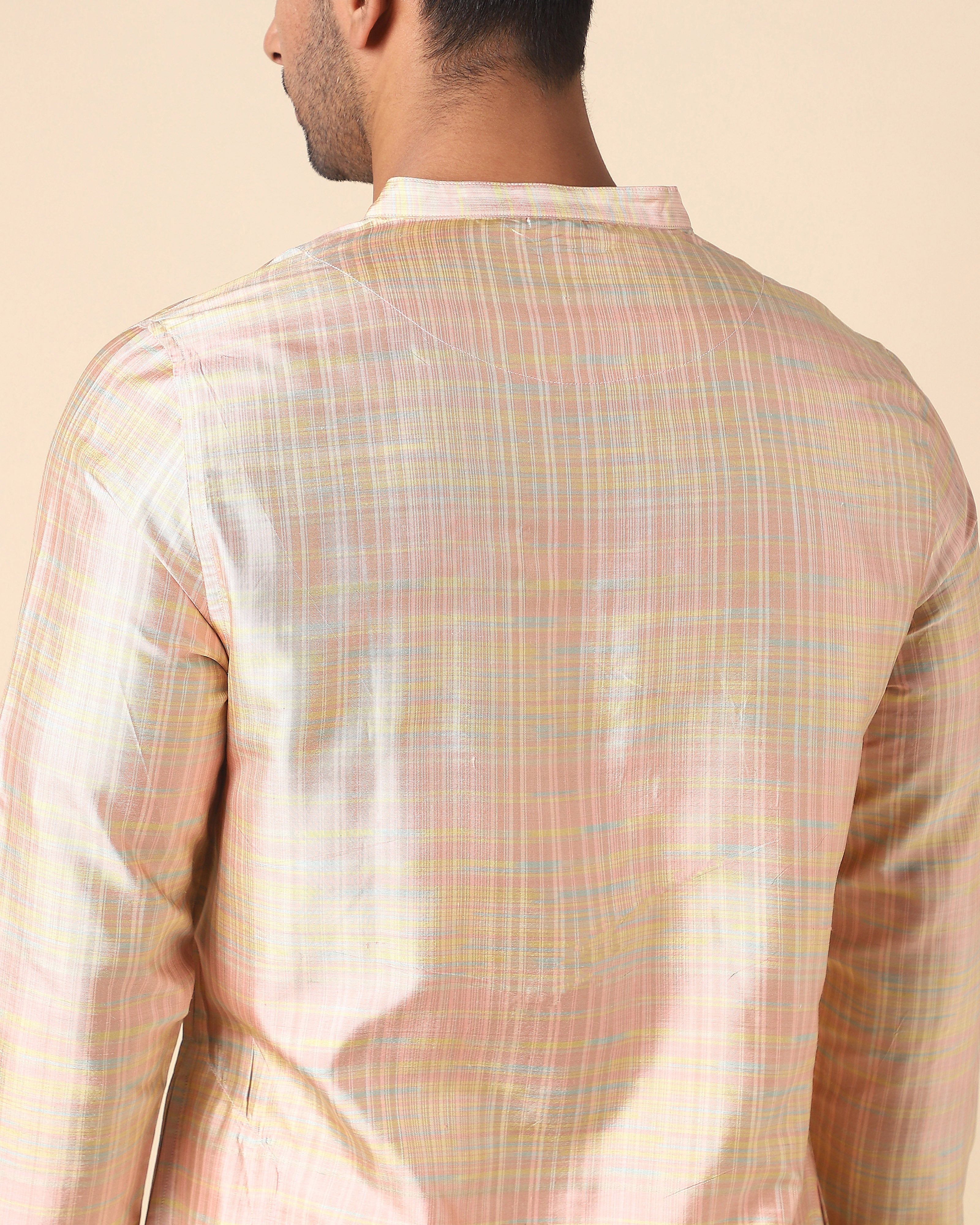 Patija Pochampally Double Ikat Silk Men's Kurta