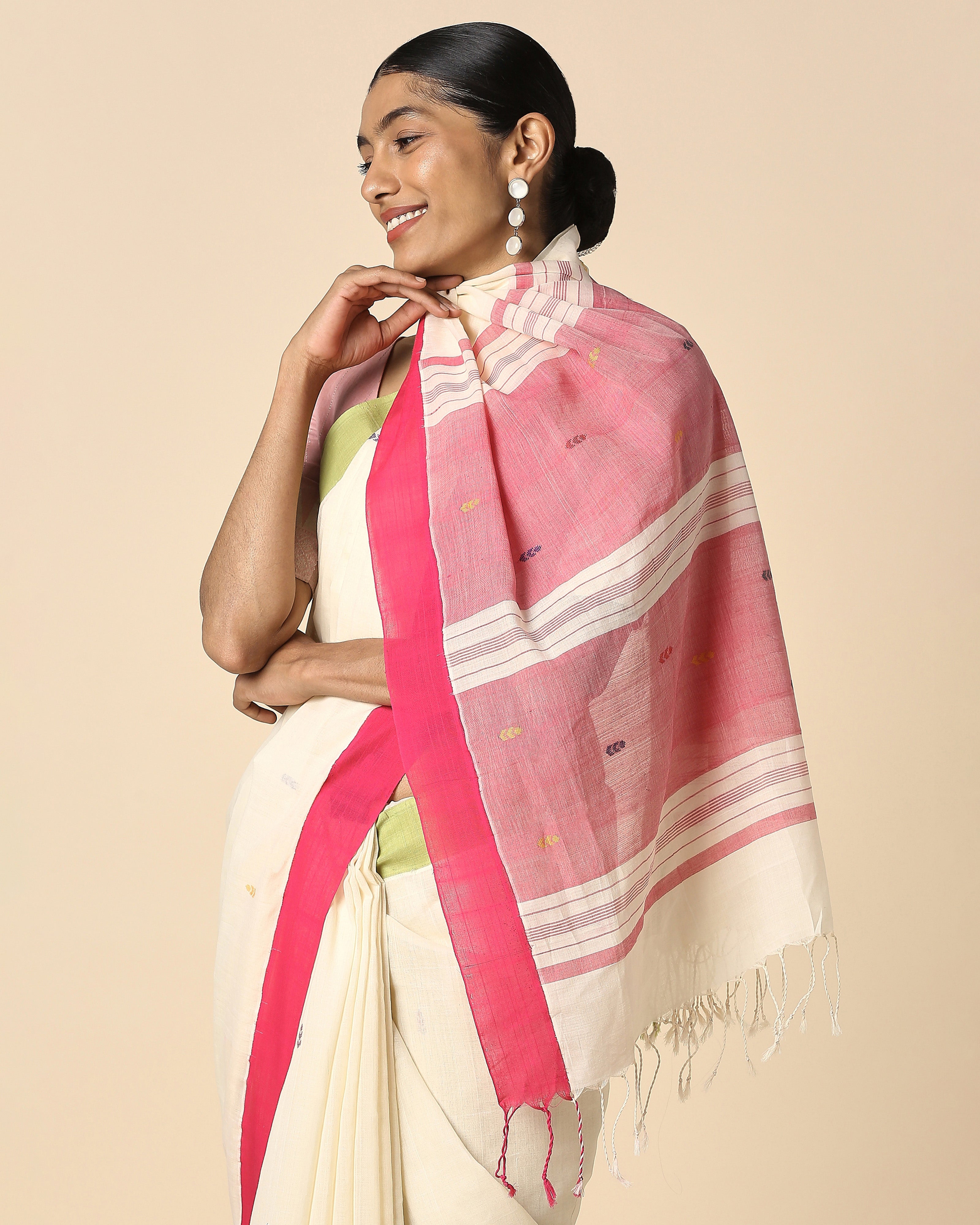 Chaitra Angara Jala Cotton Saree