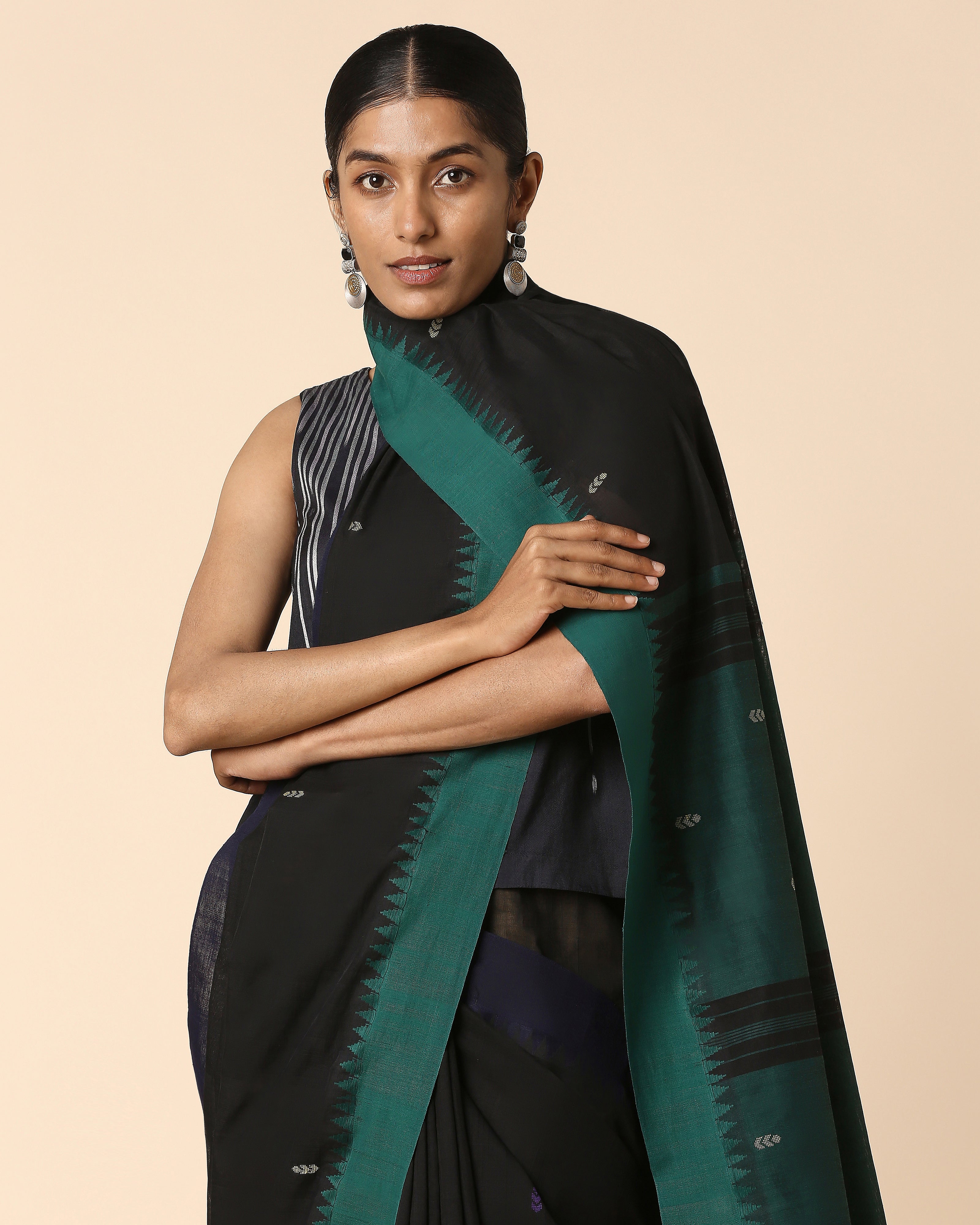 Chaitra Angara Jala Cotton Saree