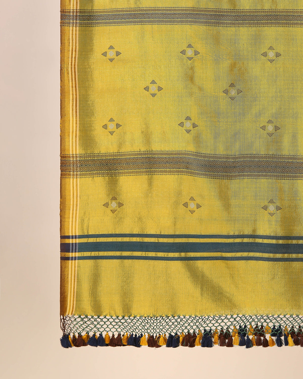 Osana Bhujodi Extra Weft Cotton Silk Dupatta