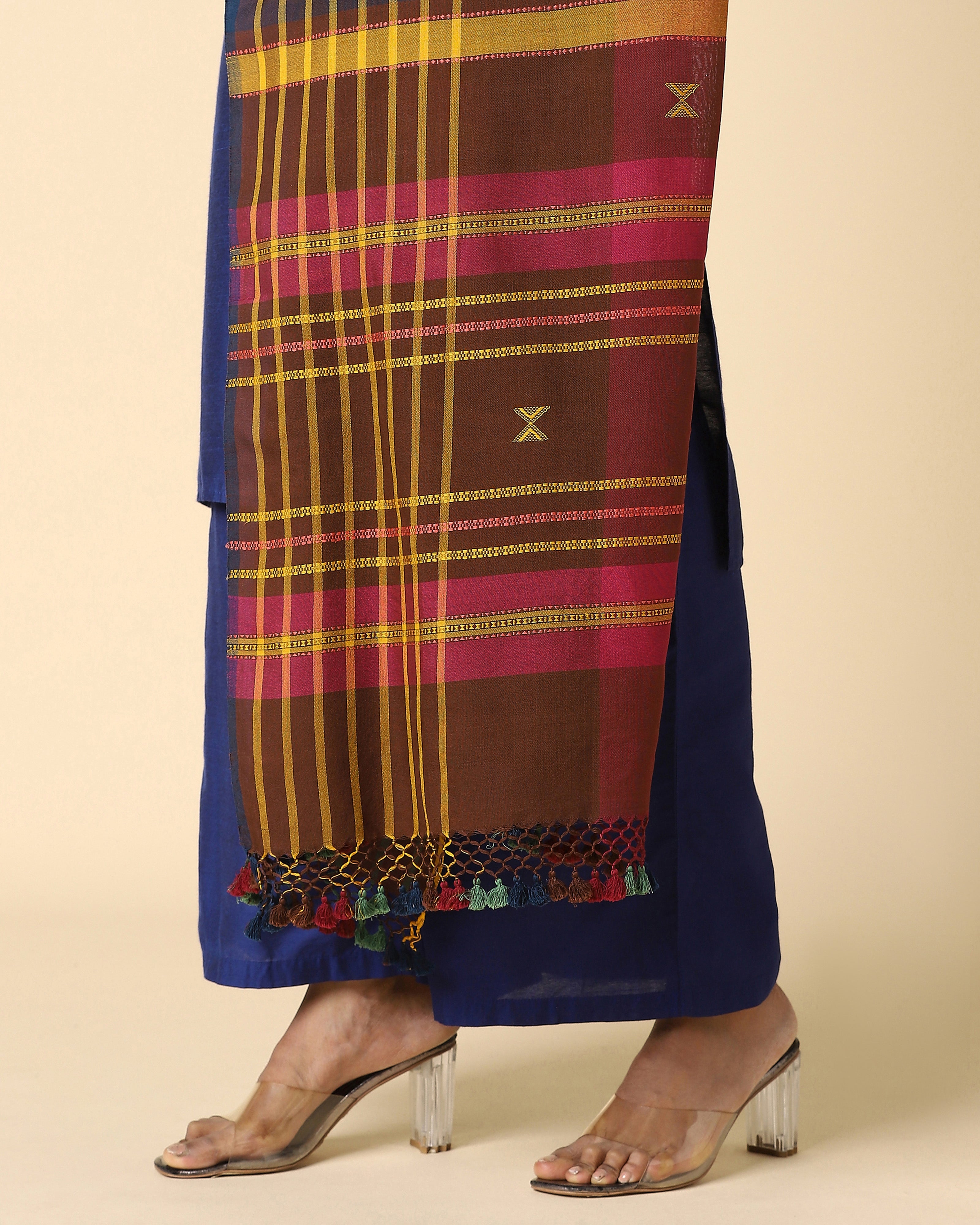 Anaka Bhujodi Extra Weft Cotton Dupatta