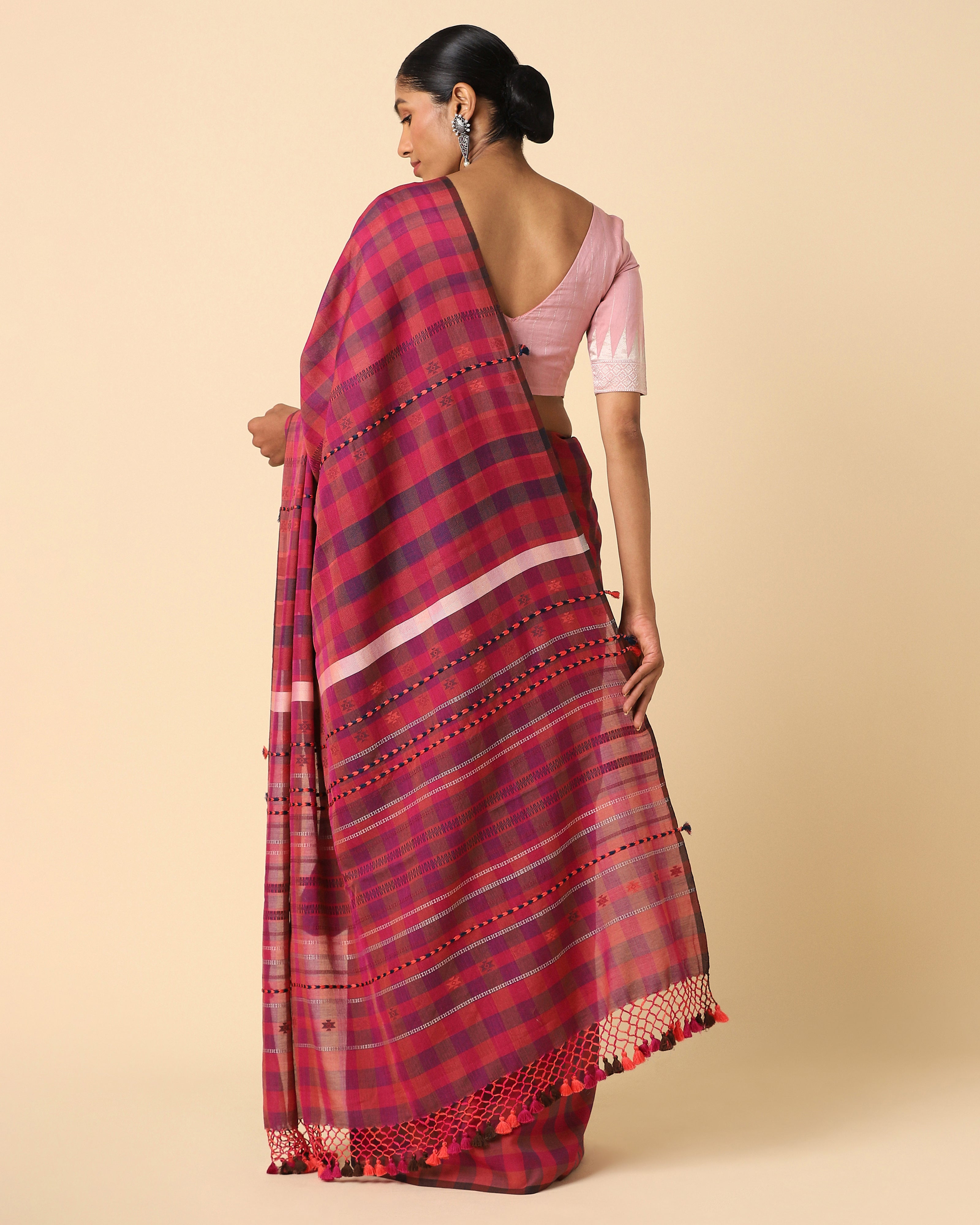 Rangoli Bhujodi Extra Weft Cotton Saree