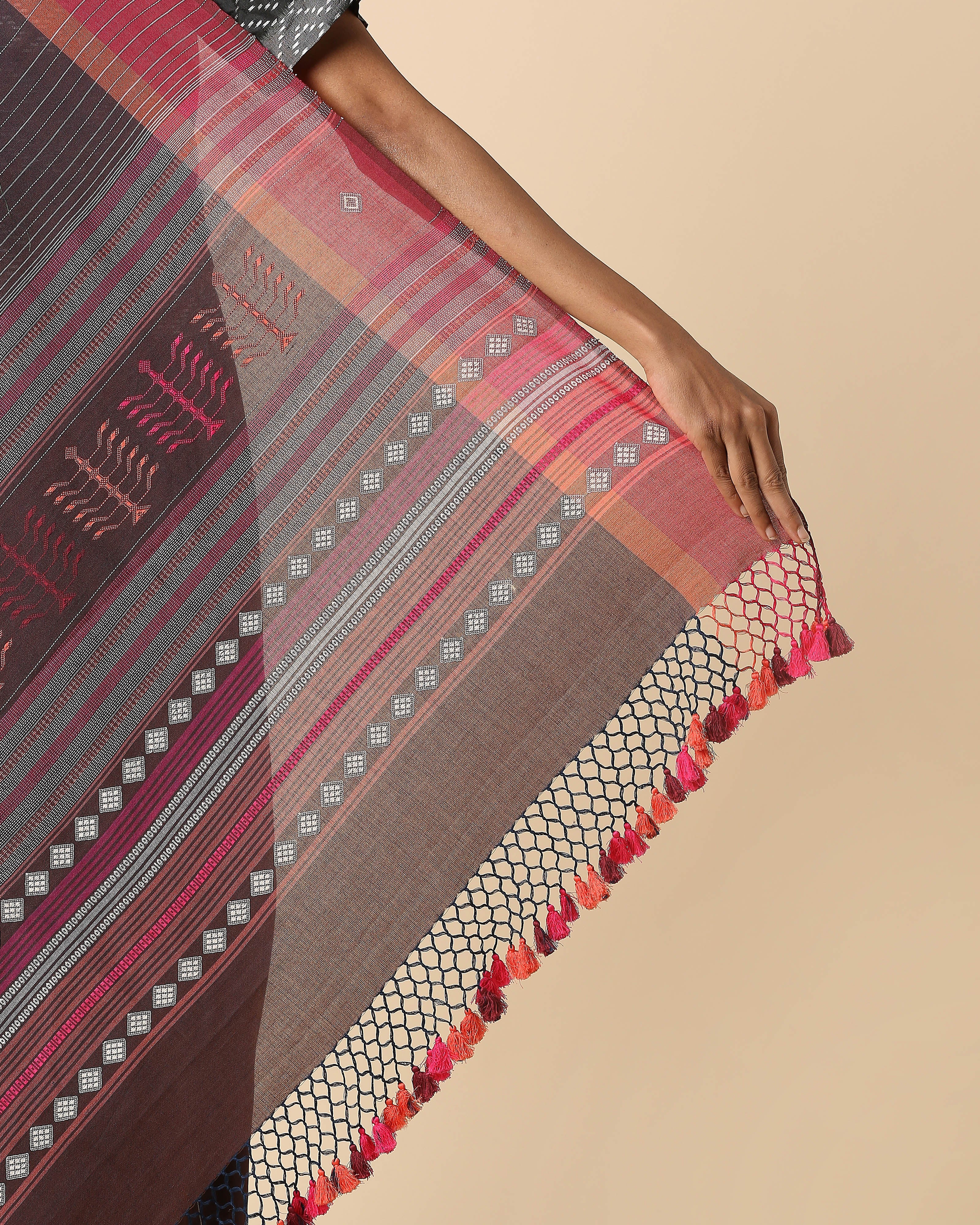 Kishkindha Bhujodi Extra Weft Cotton Saree