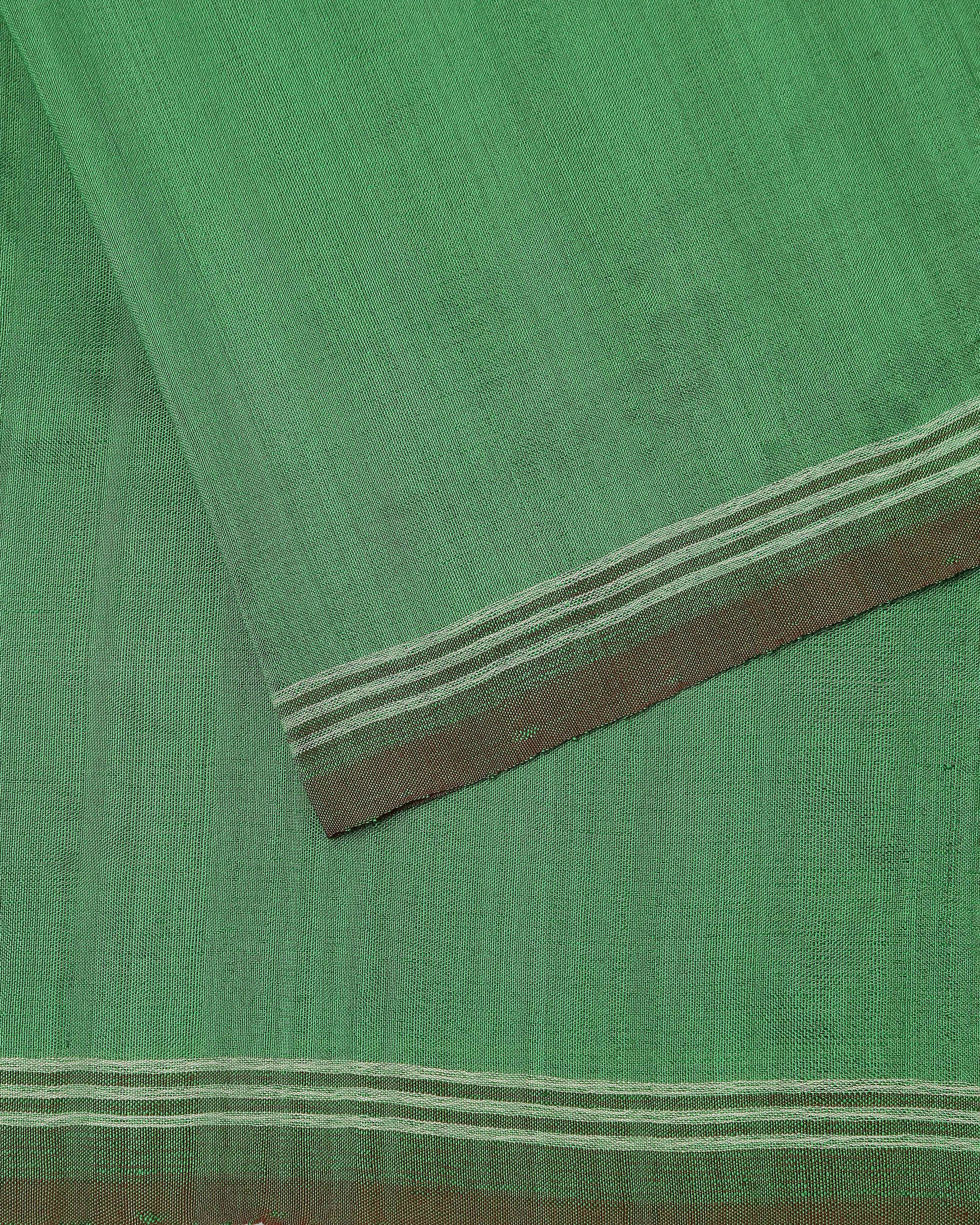 Osana Bhujodi Extra Weft Cotton Silk Saree