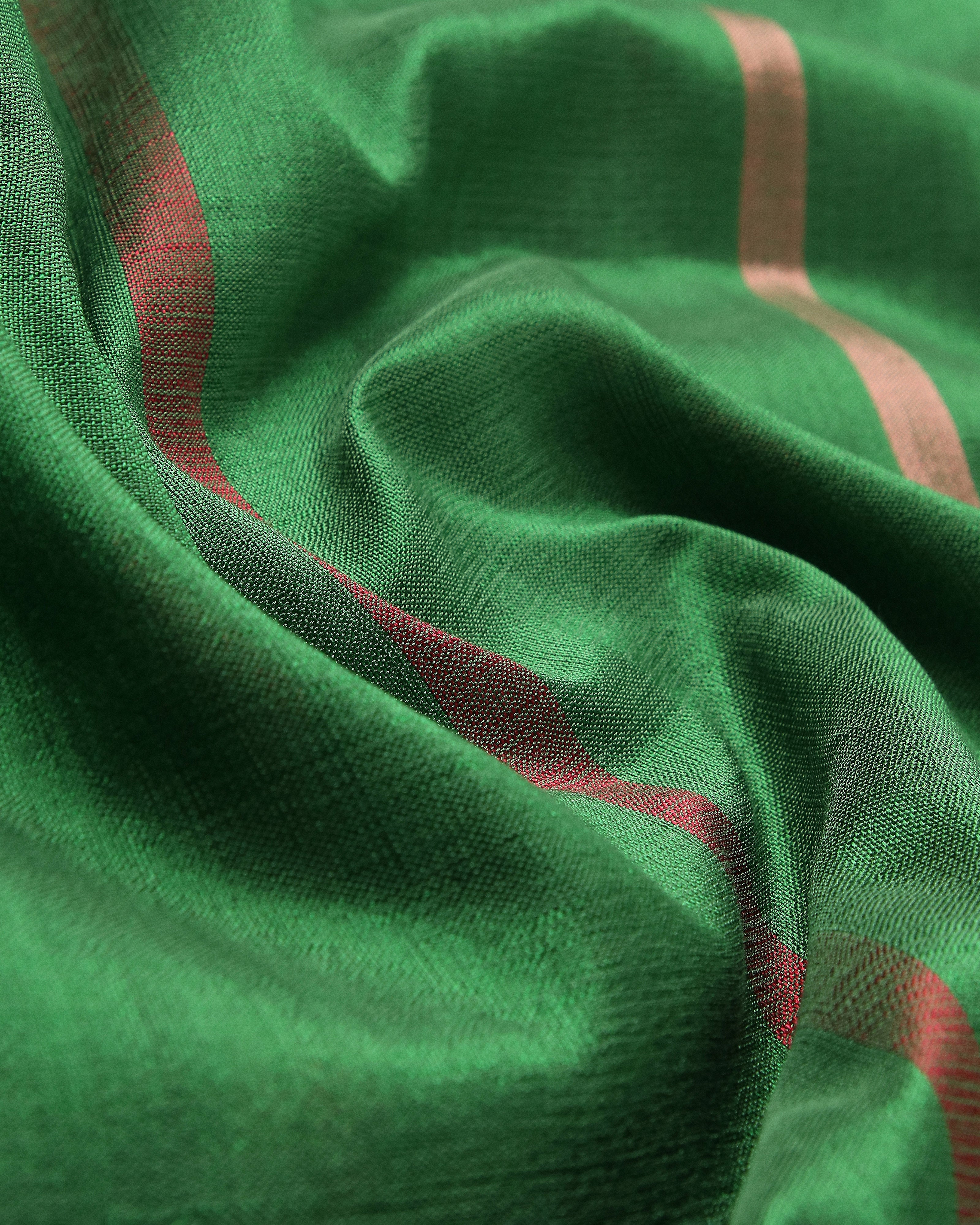 Osana Bhujodi Extra Weft Cotton Silk Saree