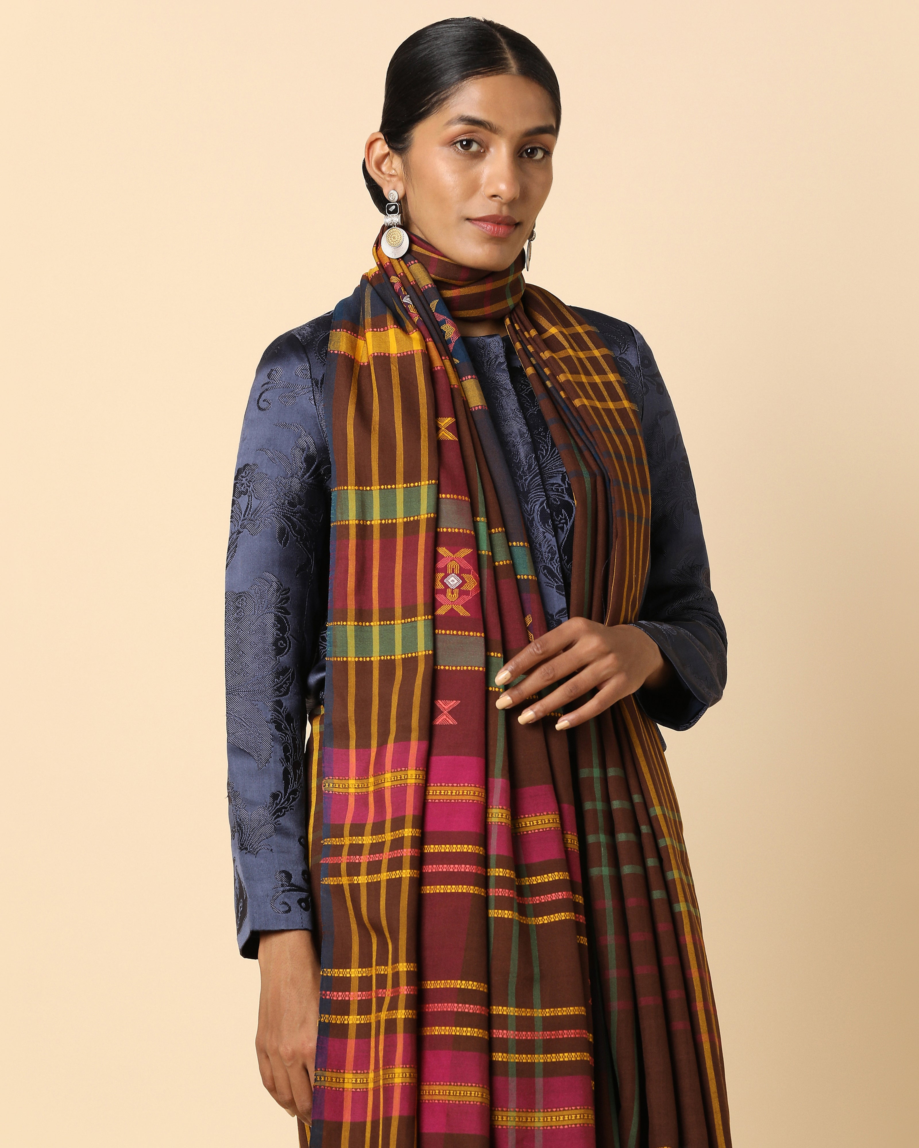 Anaka Bhujodi Extra Weft Cotton Saree