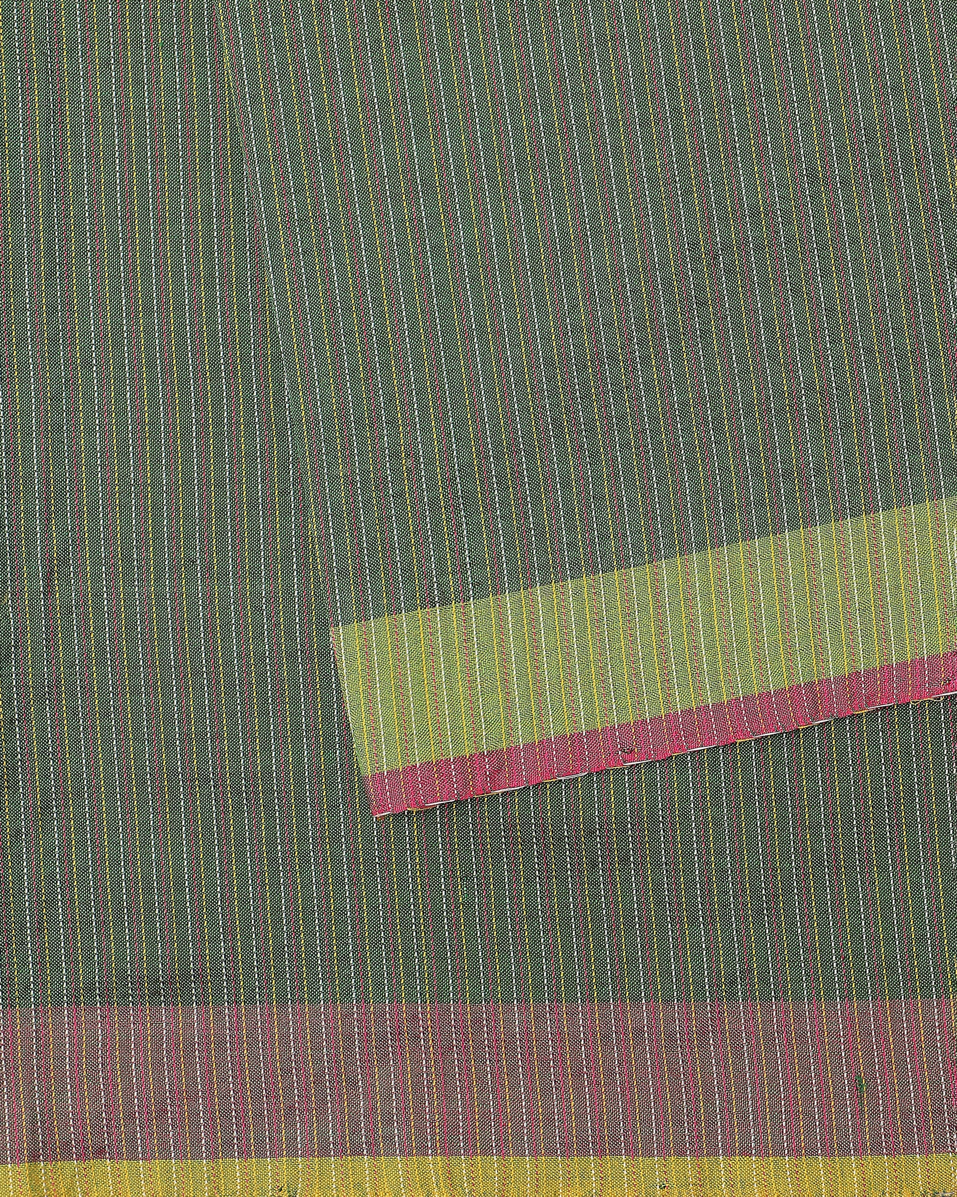 Dakshi Bhujodi Extra Weft Cotton Silk Saree