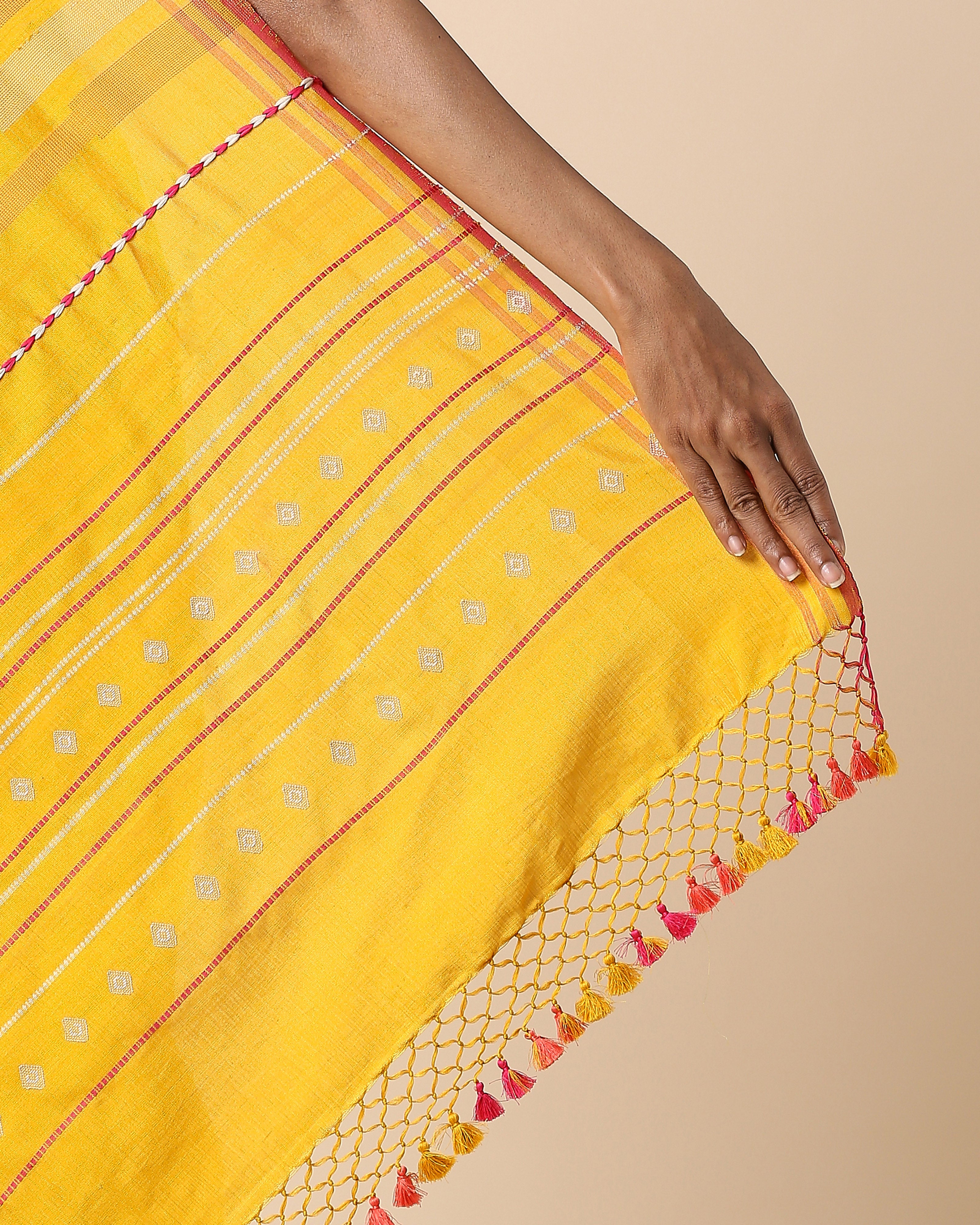 Kamila Bhujodi Extra Weft Cotton Silk Saree