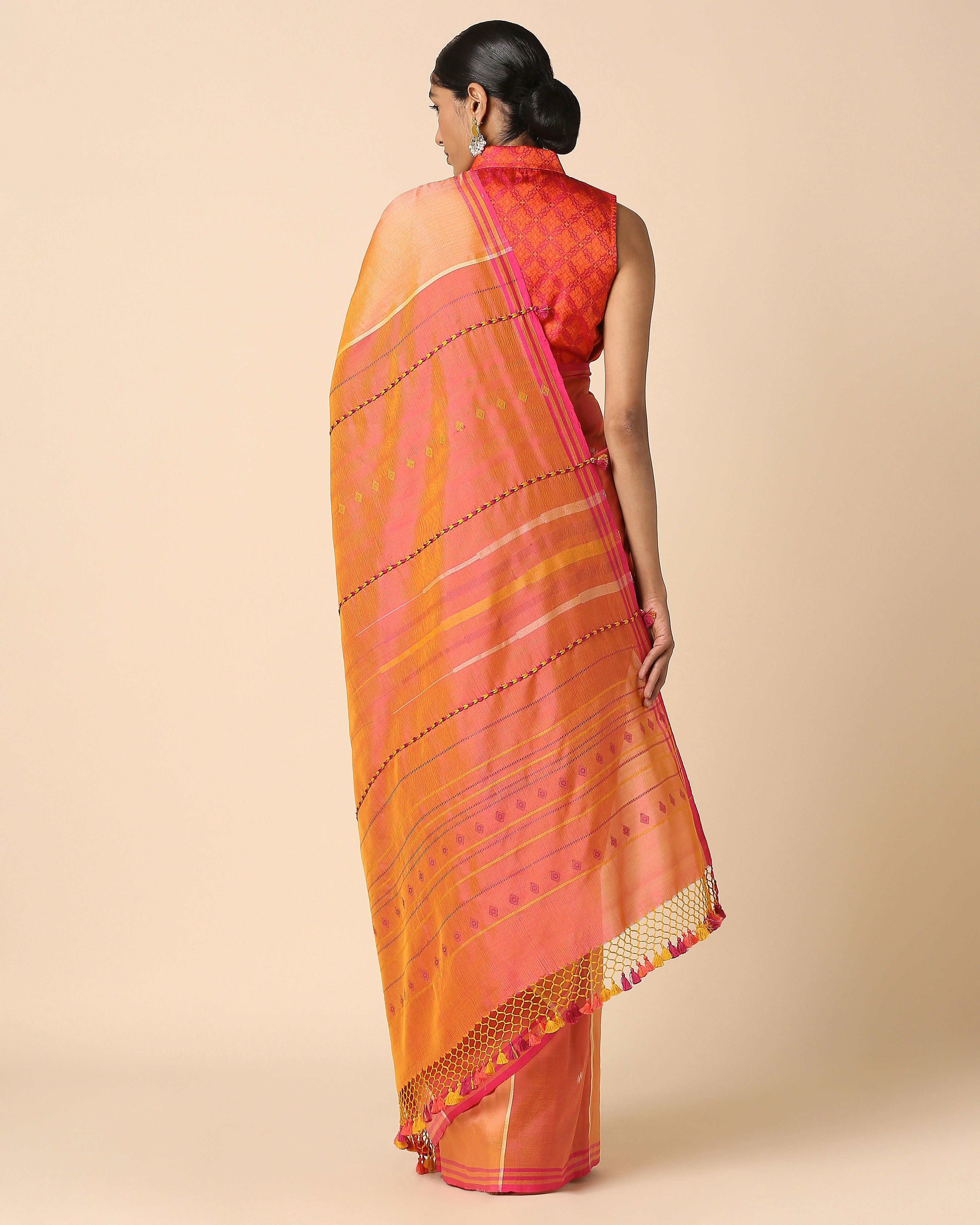 Kamila Bhujodi Extra Weft Cotton Silk Saree