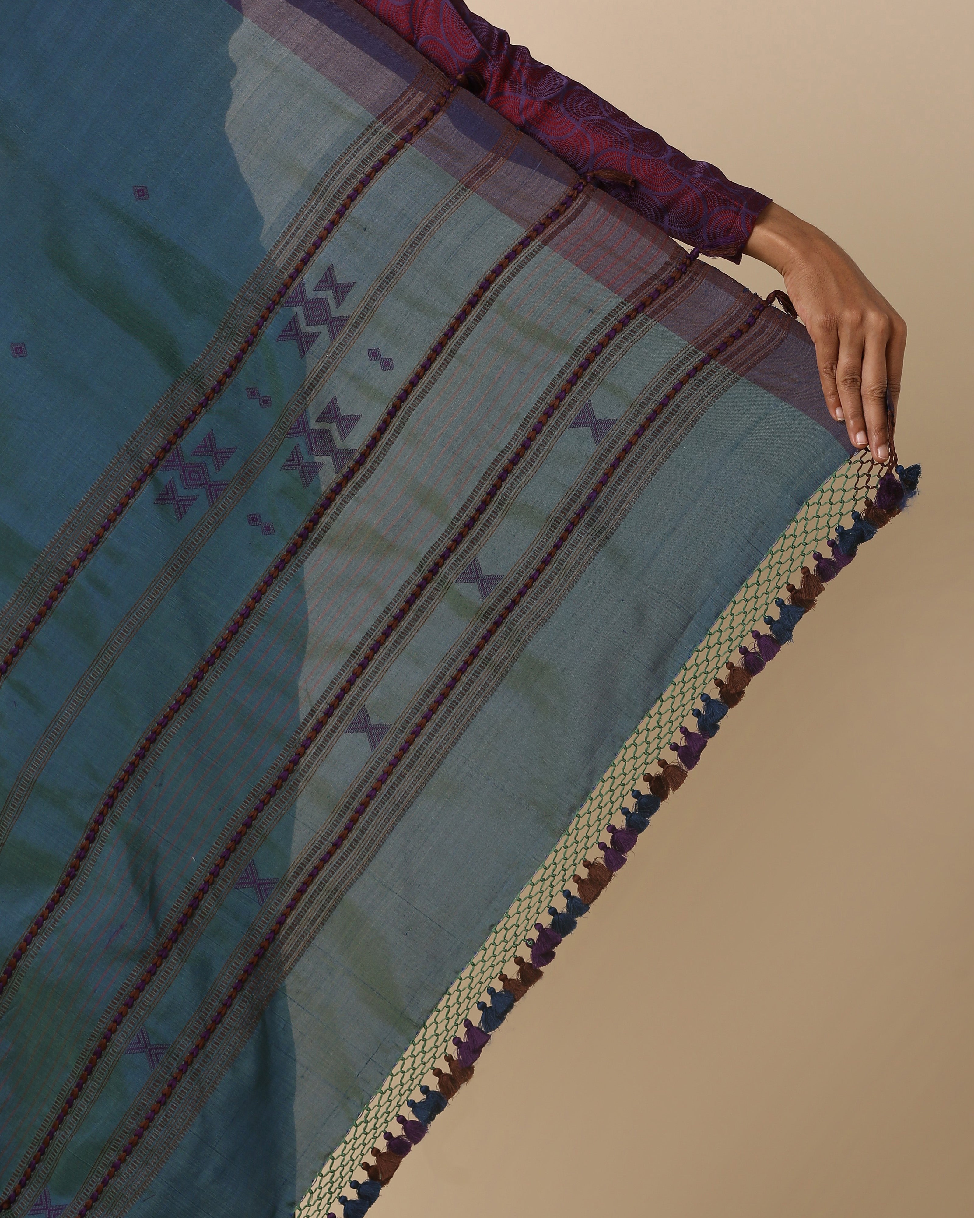 Mohita Bhujodi Extra Weft Cotton Silk Saree