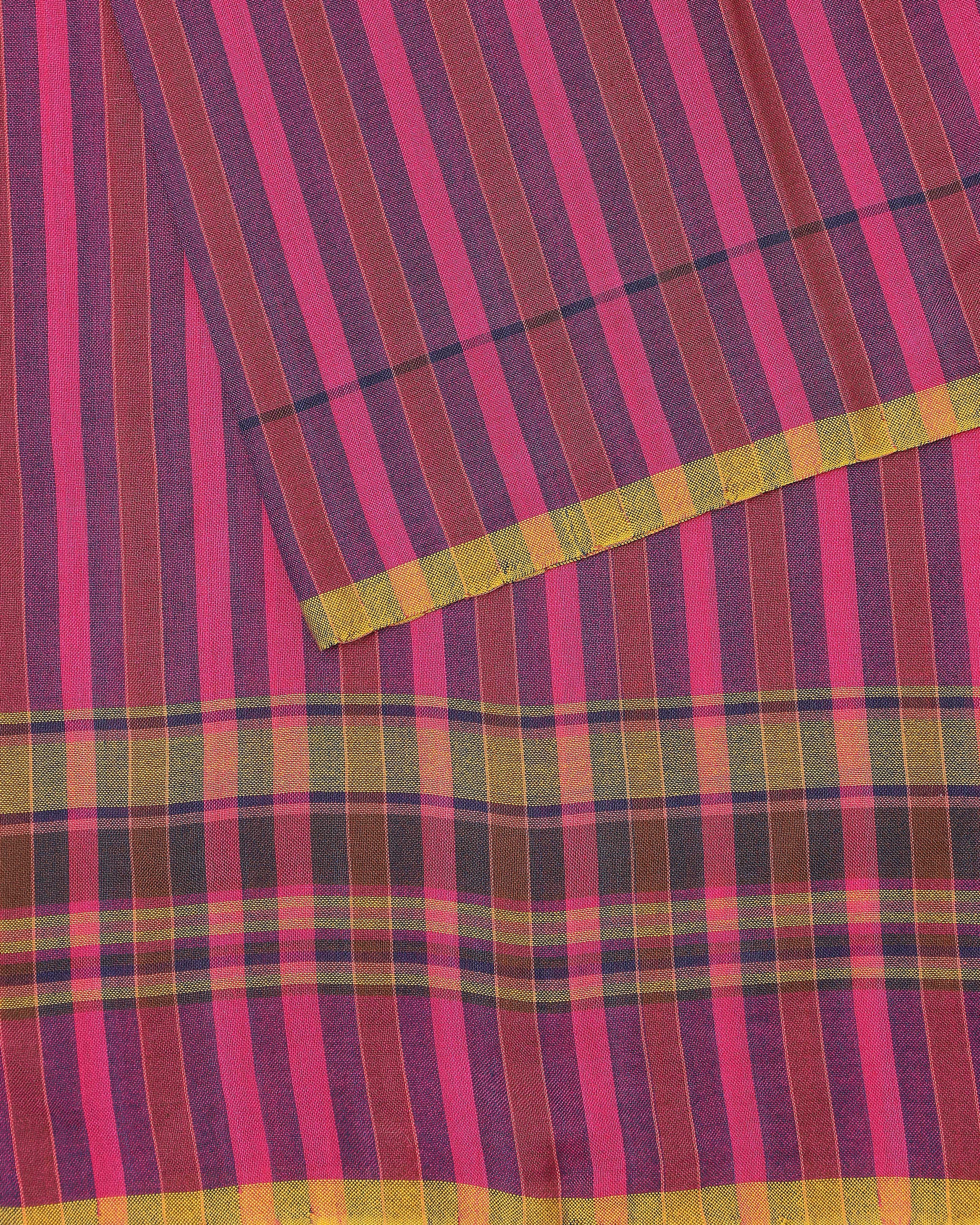 Spectra Bhujodi Extra Weft Cotton Saree