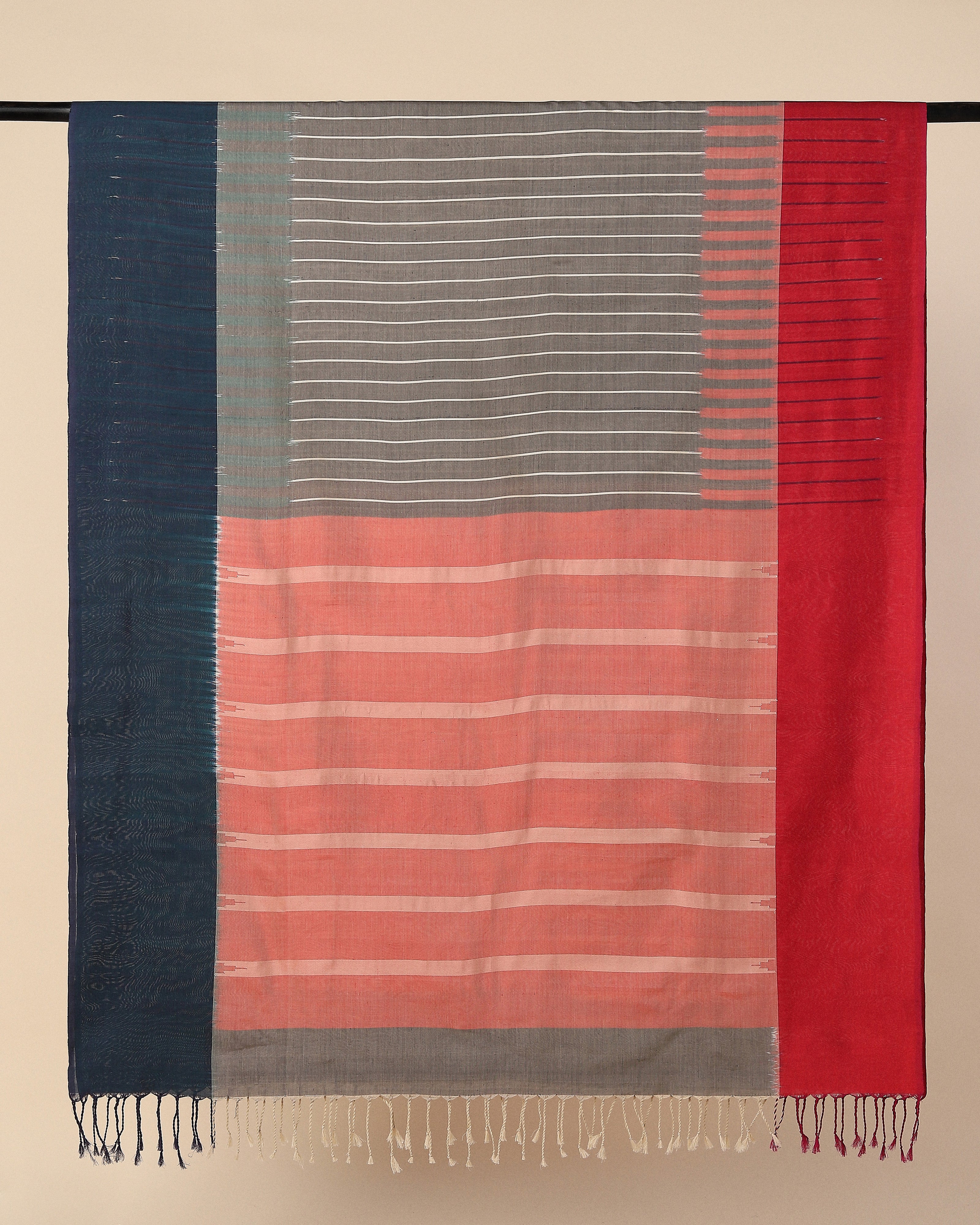 Averie Pochampally Weft Ikat Cotton Silk Dupatta