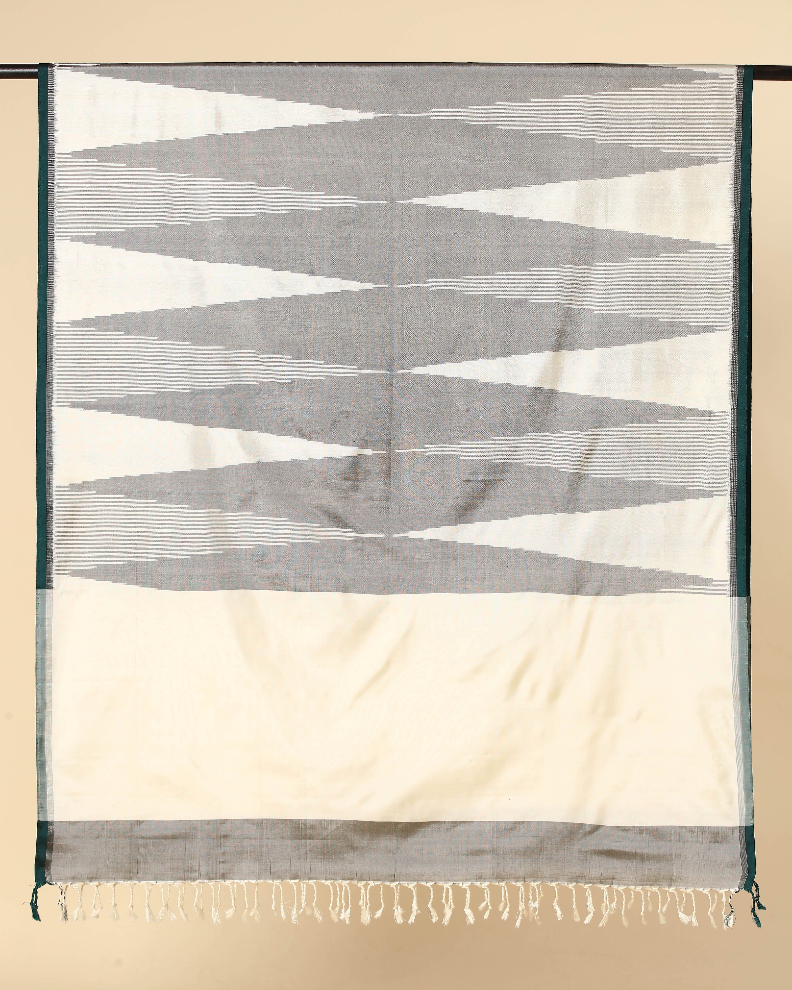 Golda Pochampally Weft Ikat Silk Dupatta