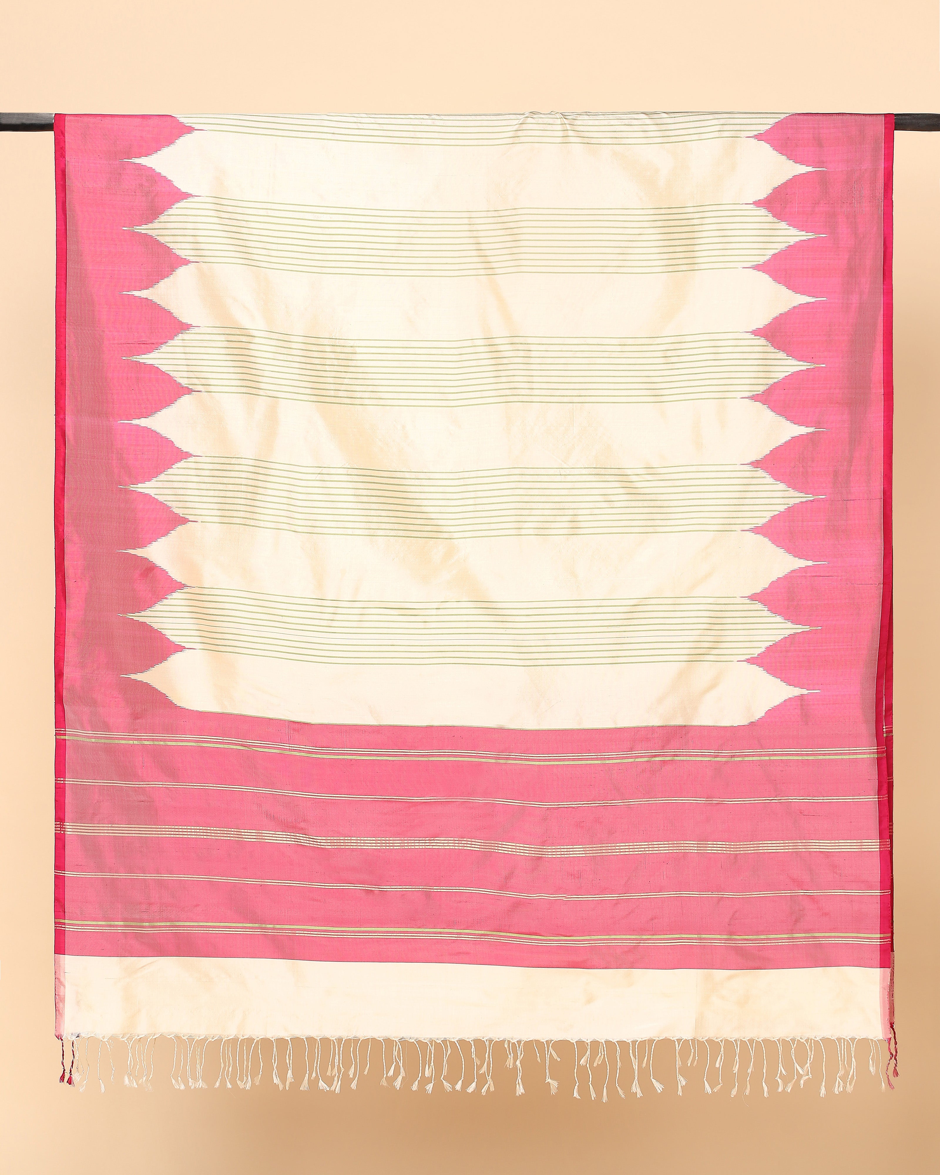 Mumtaz Pochampally Weft Ikat Silk Dupatta