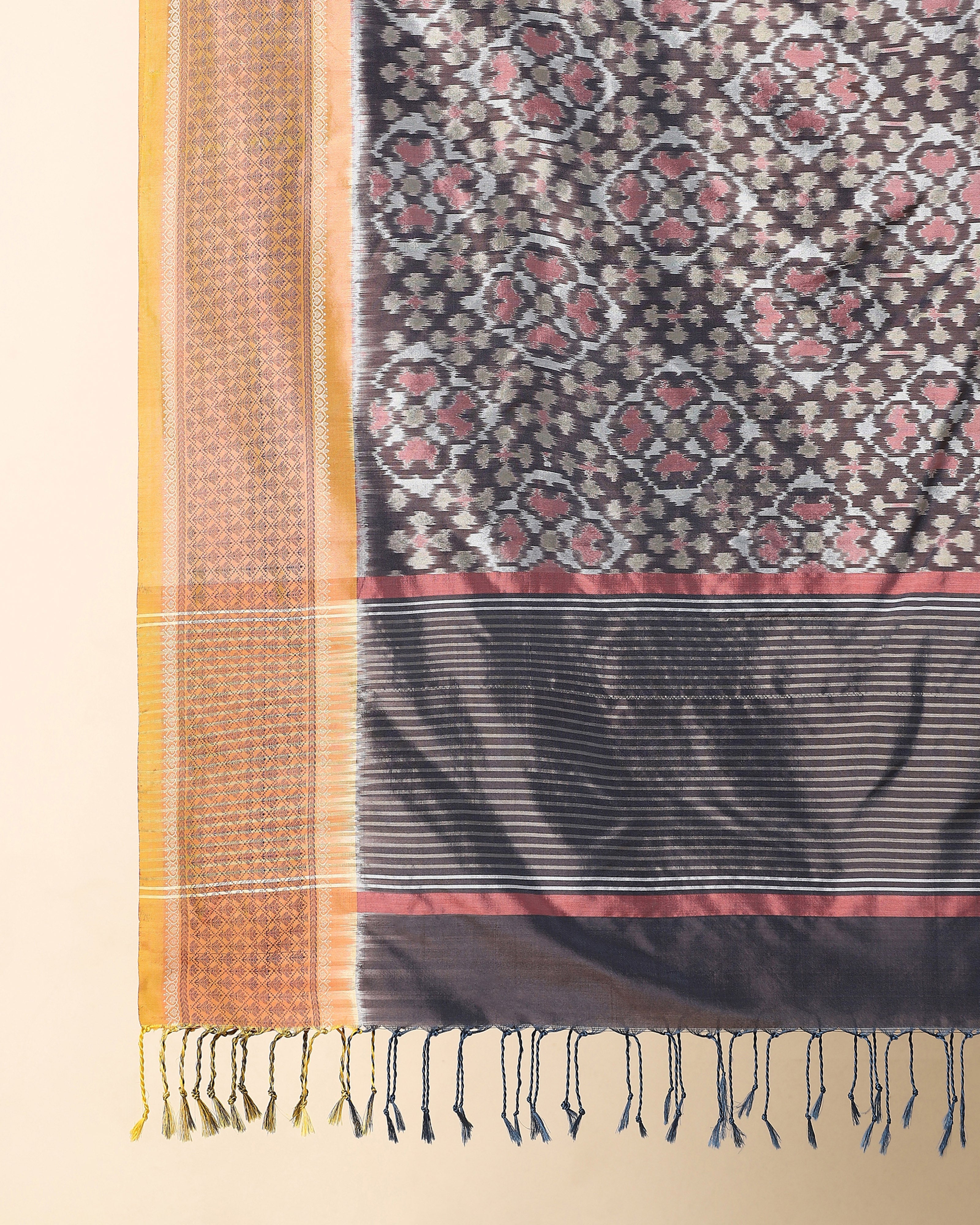 Lola Pochampally Weft Ikat Silk Dupatta