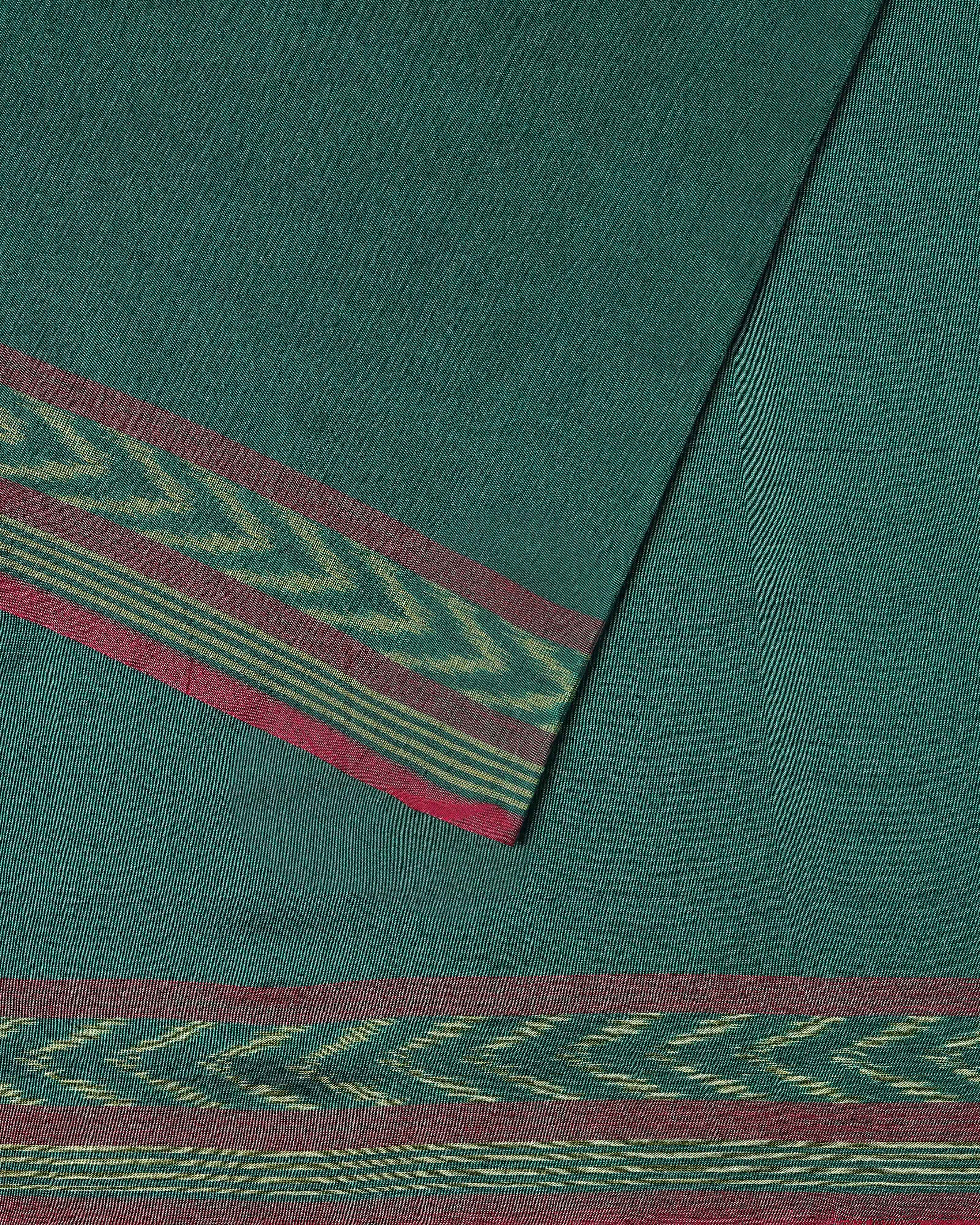 Basilia Pochampally Warp Ikat Cotton Saree