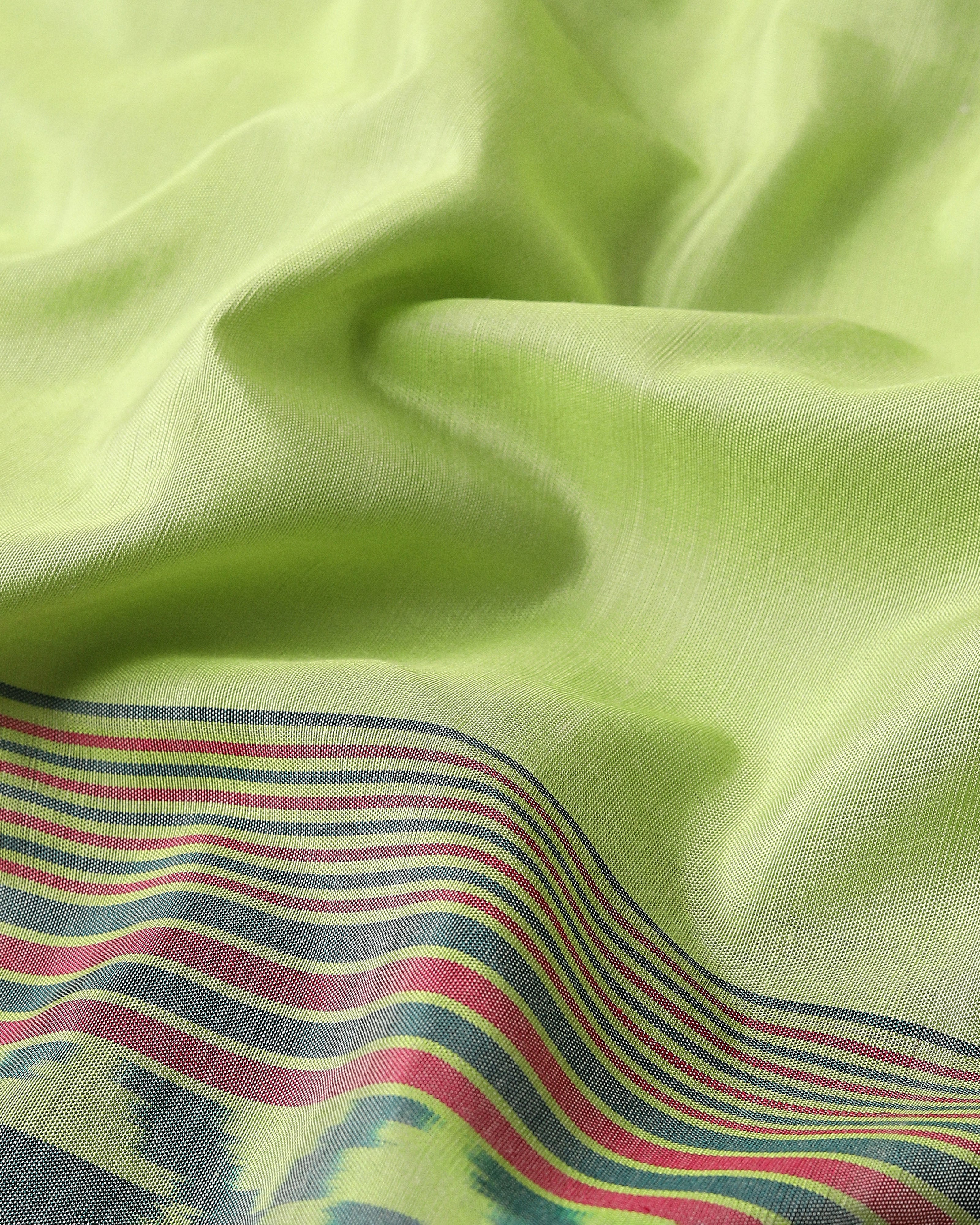 Cyra Pochampally Warp Ikat Cotton Saree