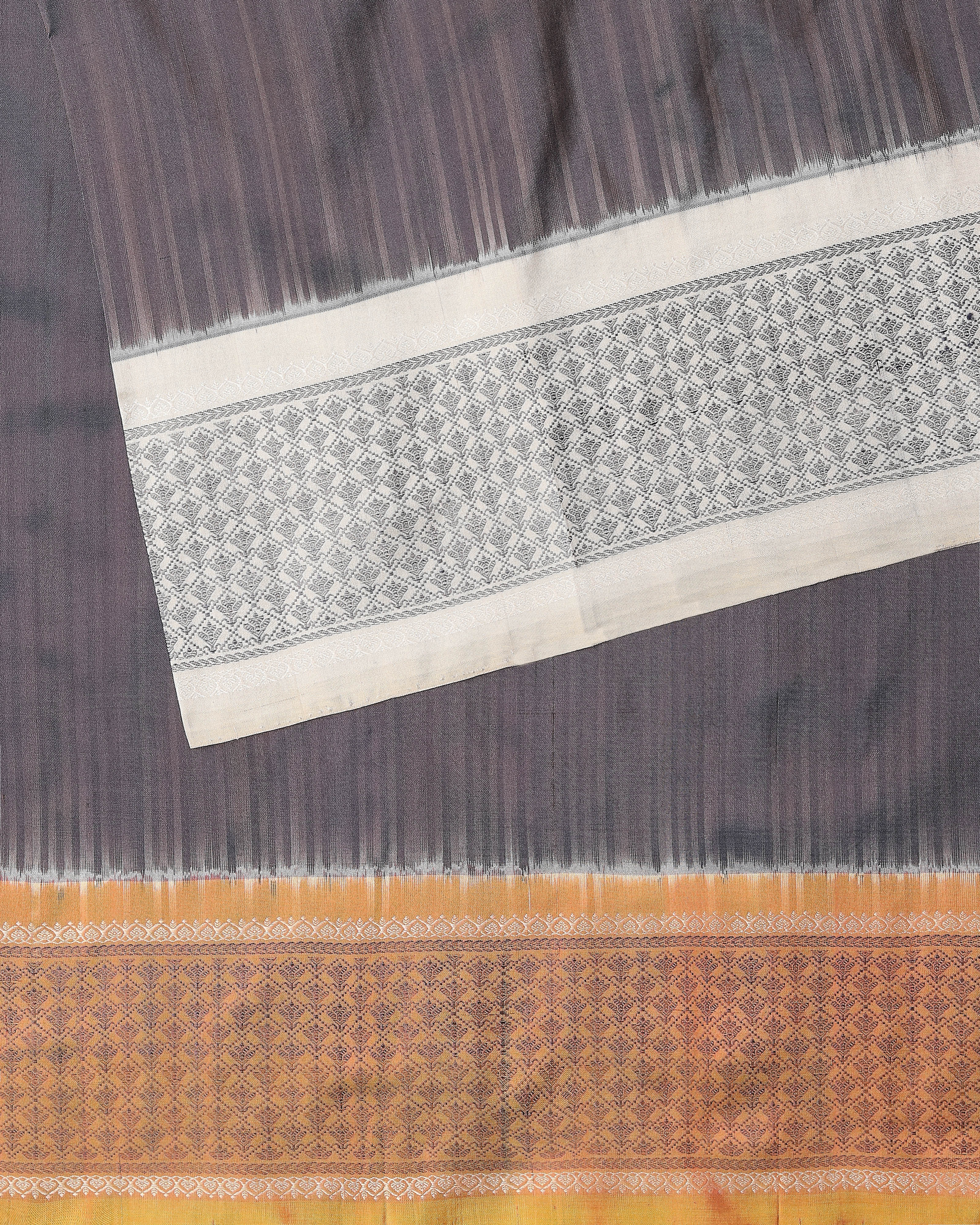 Lola Pochampally Weft Ikat Silk Saree