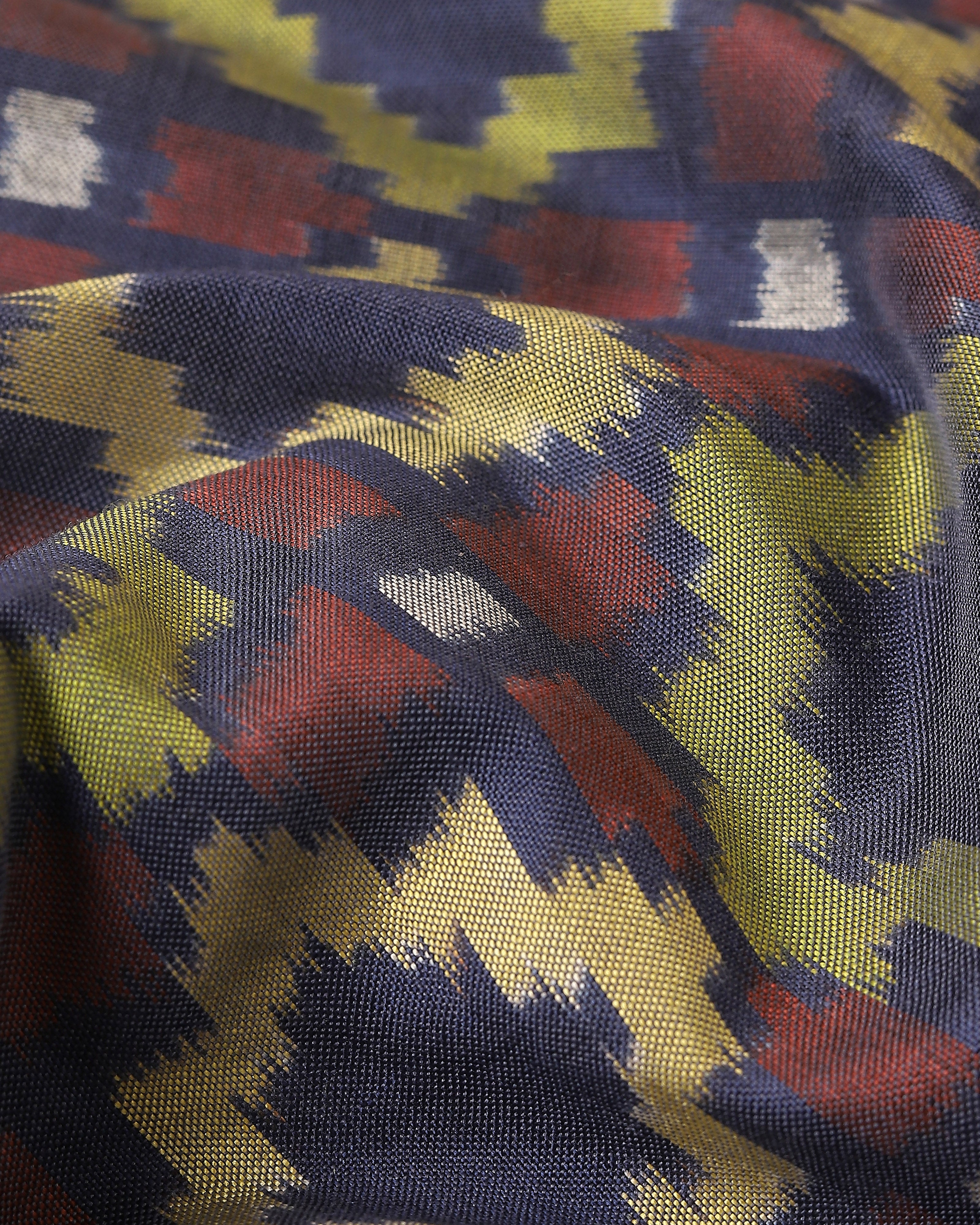 Rio Pochampally Weft Ikat Cotton Silk Saree