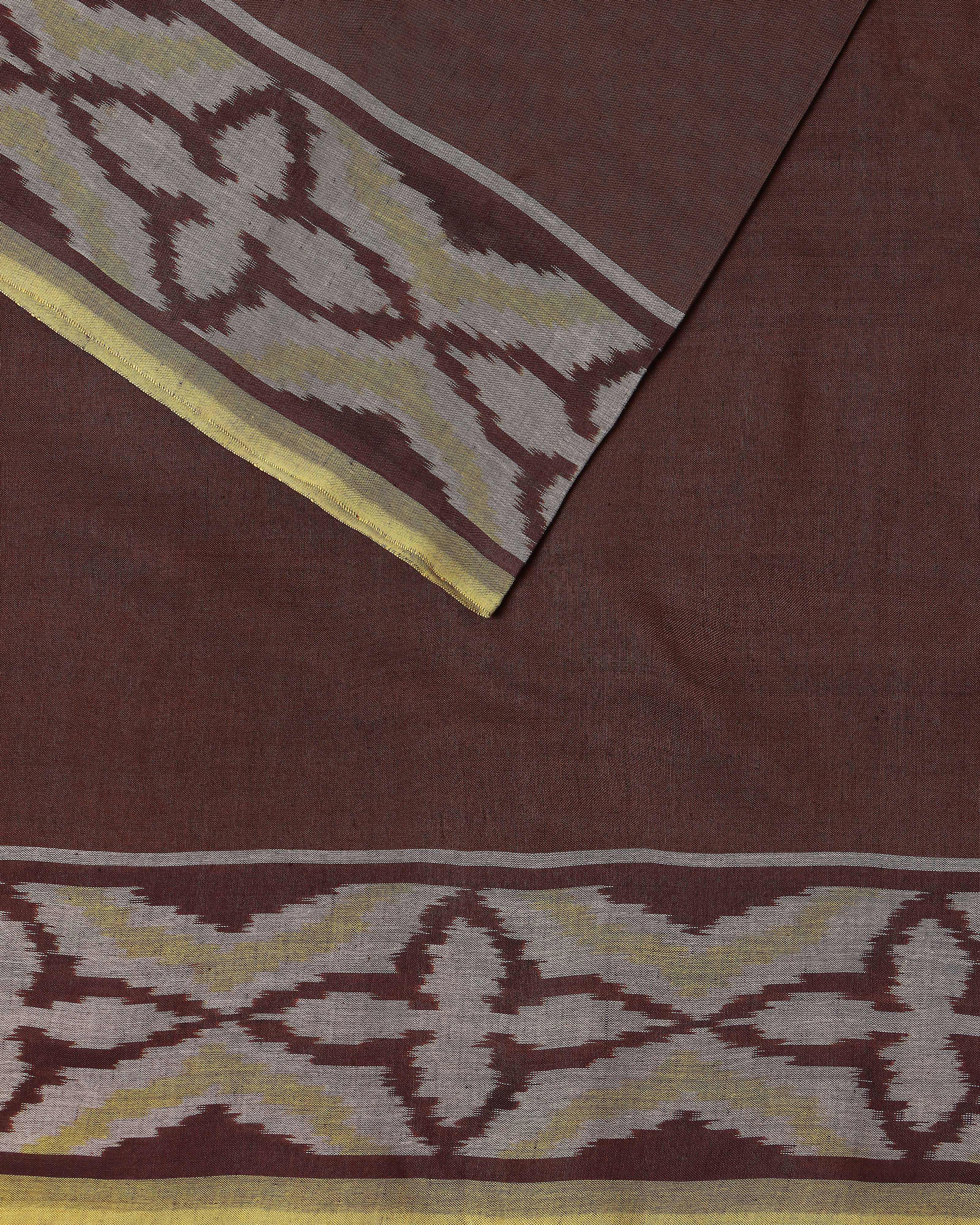 Emie Pochampally Warp Ikat Cotton Saree