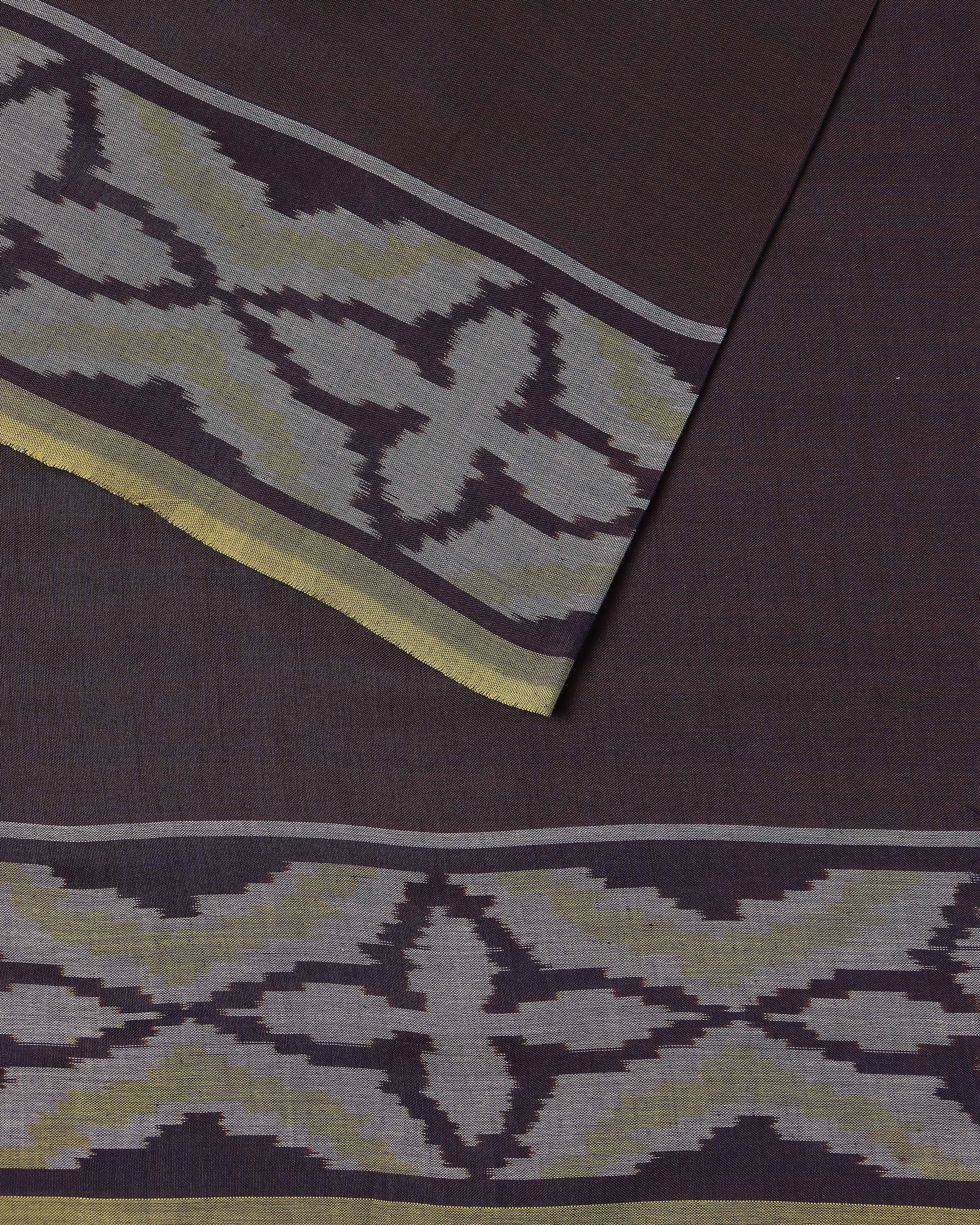 Emie Pochampally Warp Ikat Cotton Saree