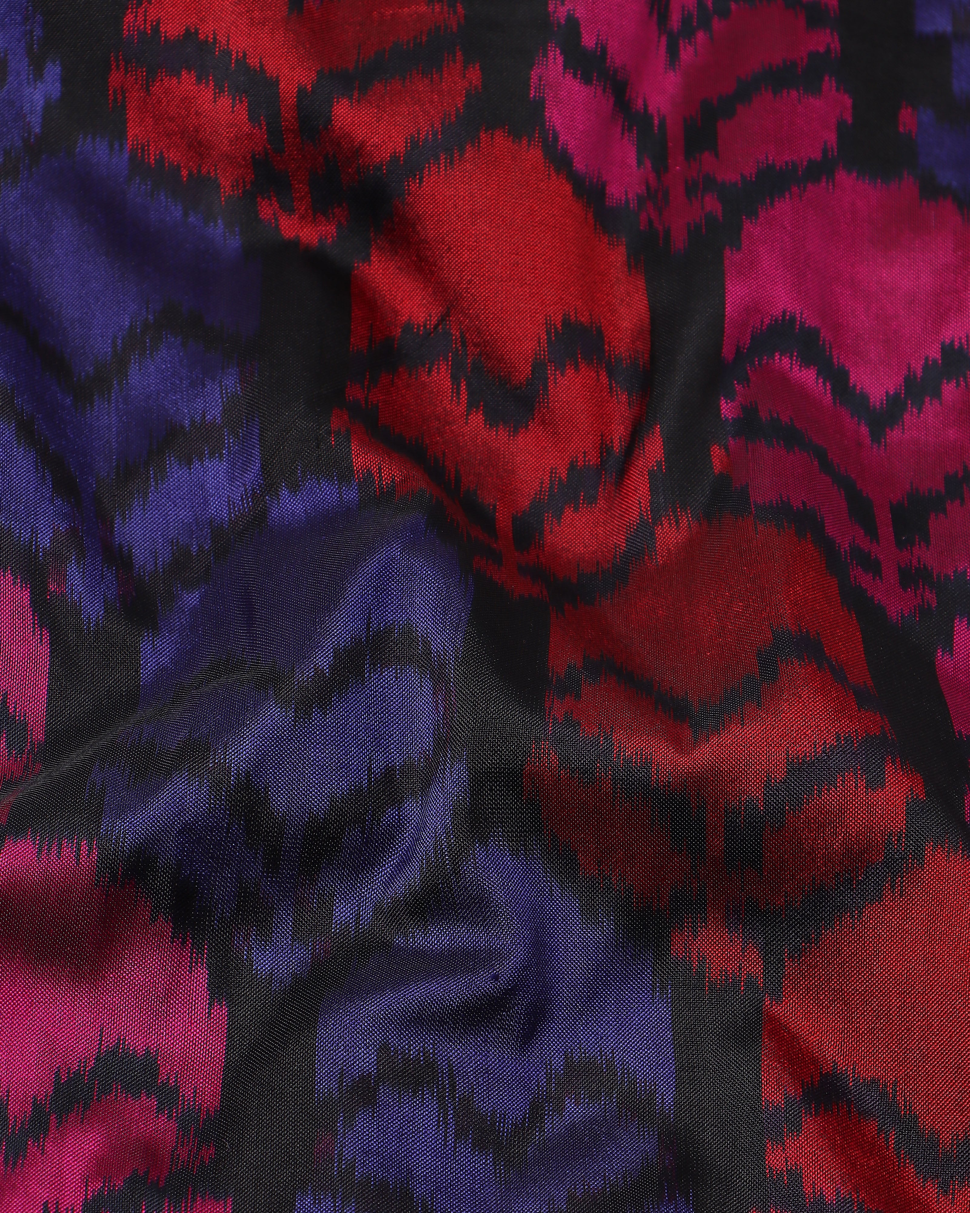 Thiya Pochampally Weft Ikat Silk Saree
