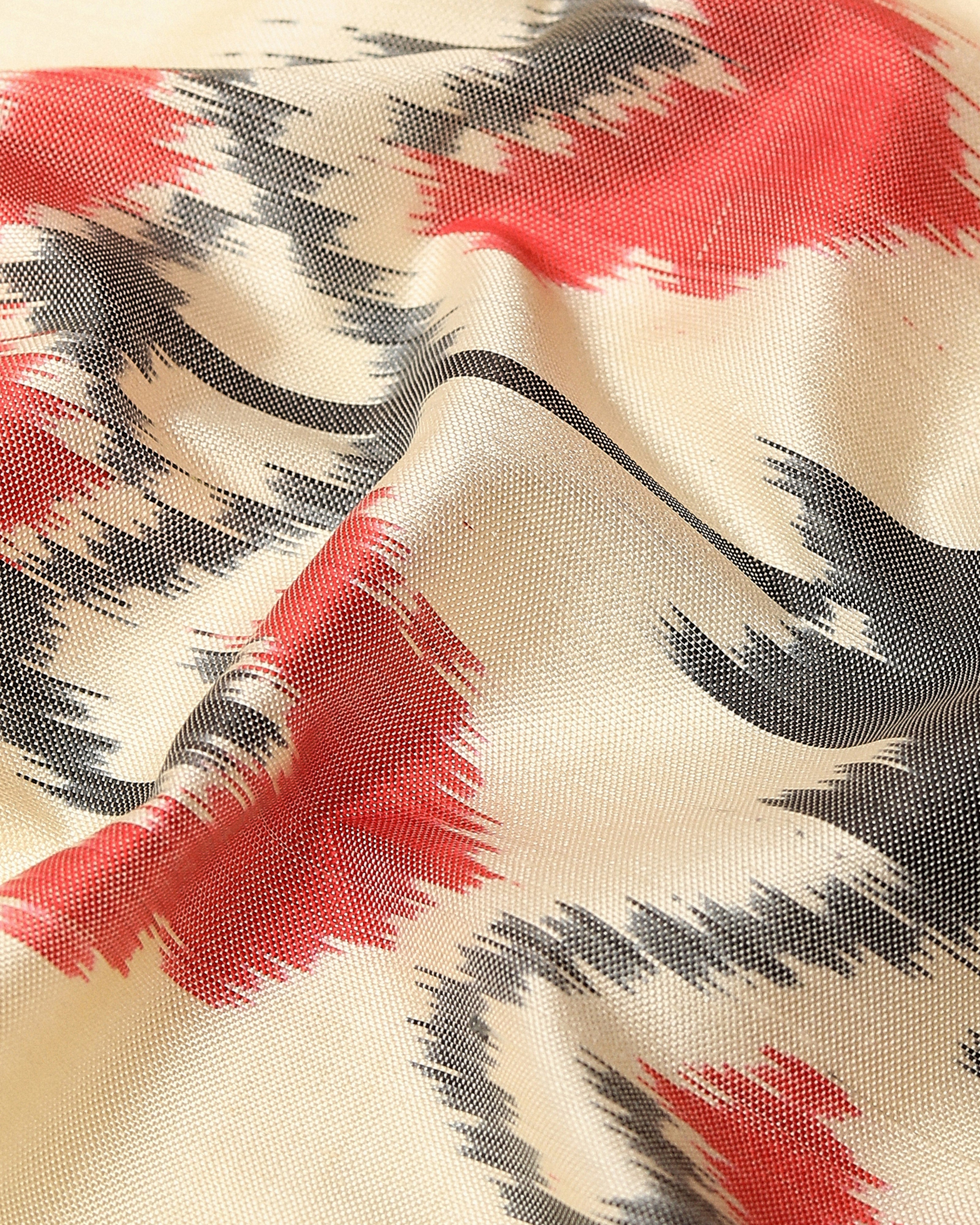 Jigna Pochampally Weft Ikat Silk Saree