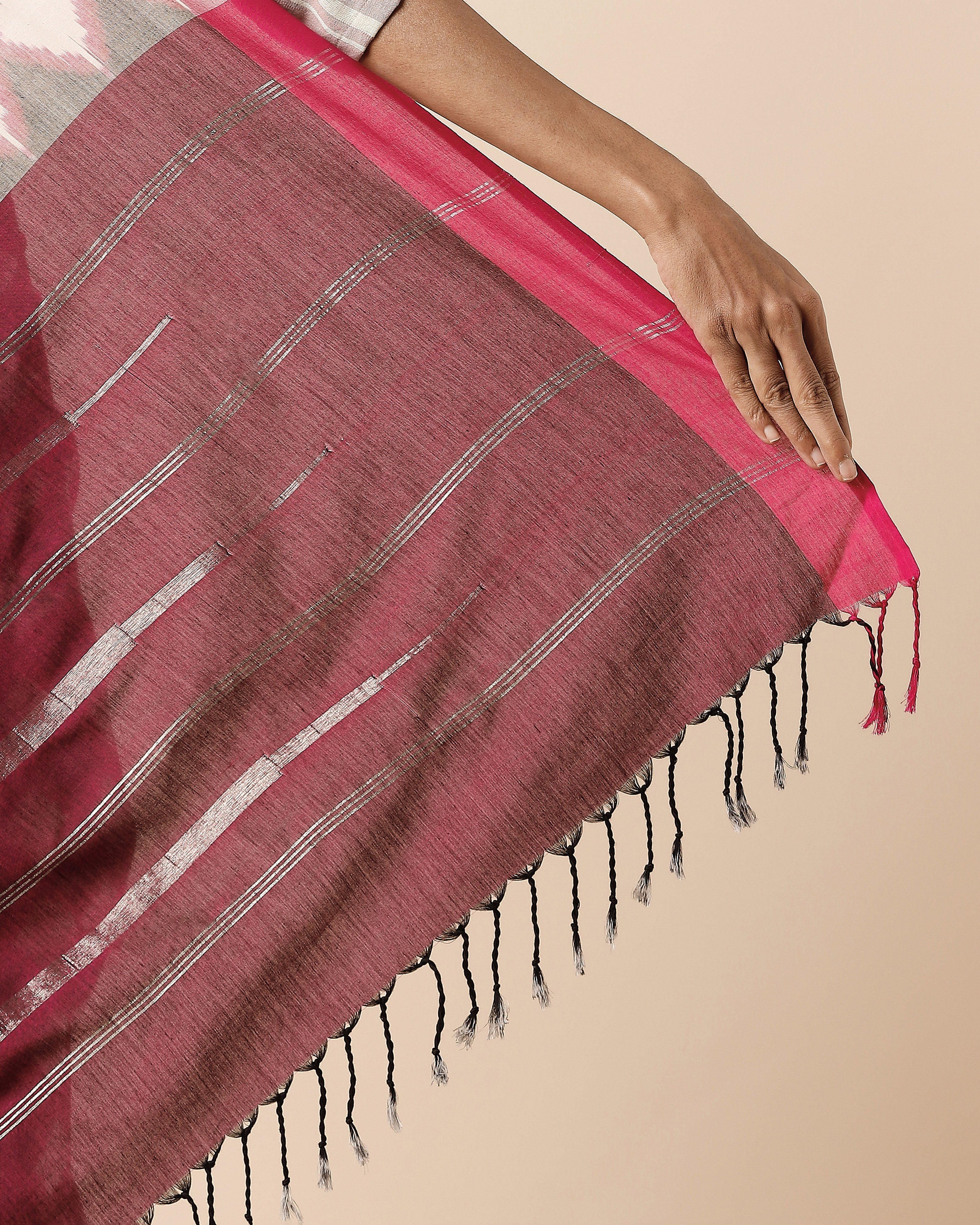 Varna Pochampally Warp Ikat Cotton Saree
