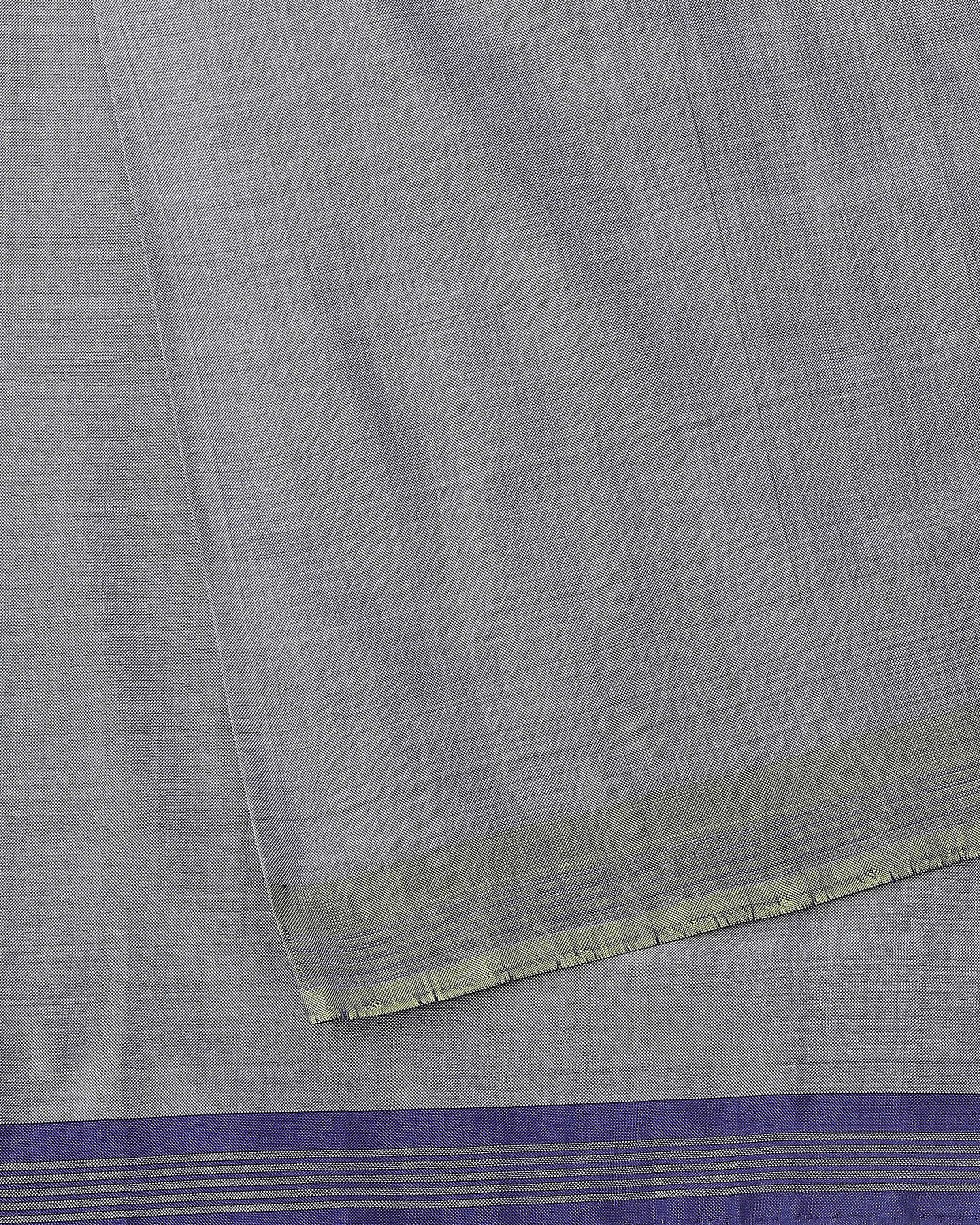 Jini Pochampally Weft Ikat Silk Saree