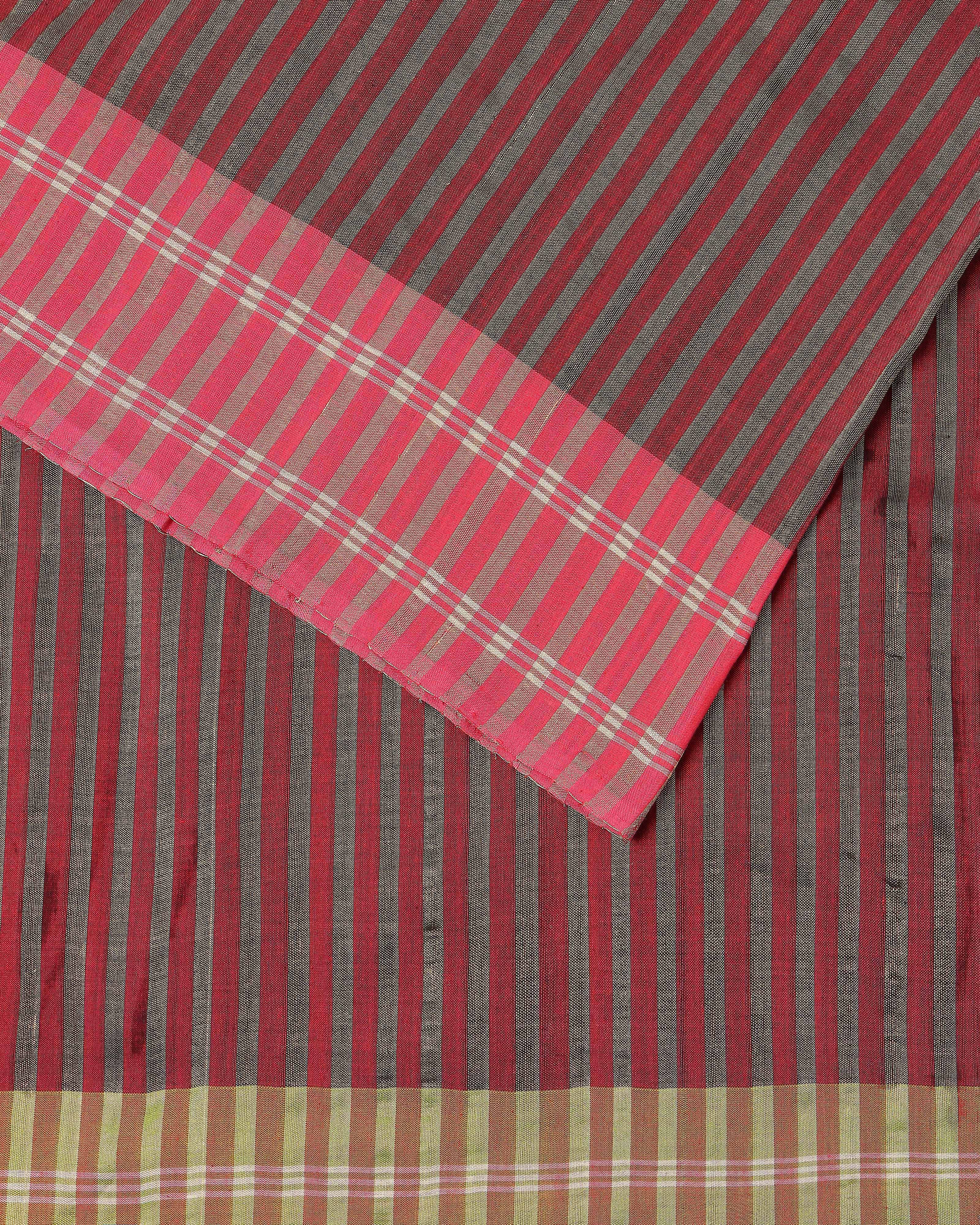 Annya Pochampally Weft Ikat Cotton Saree