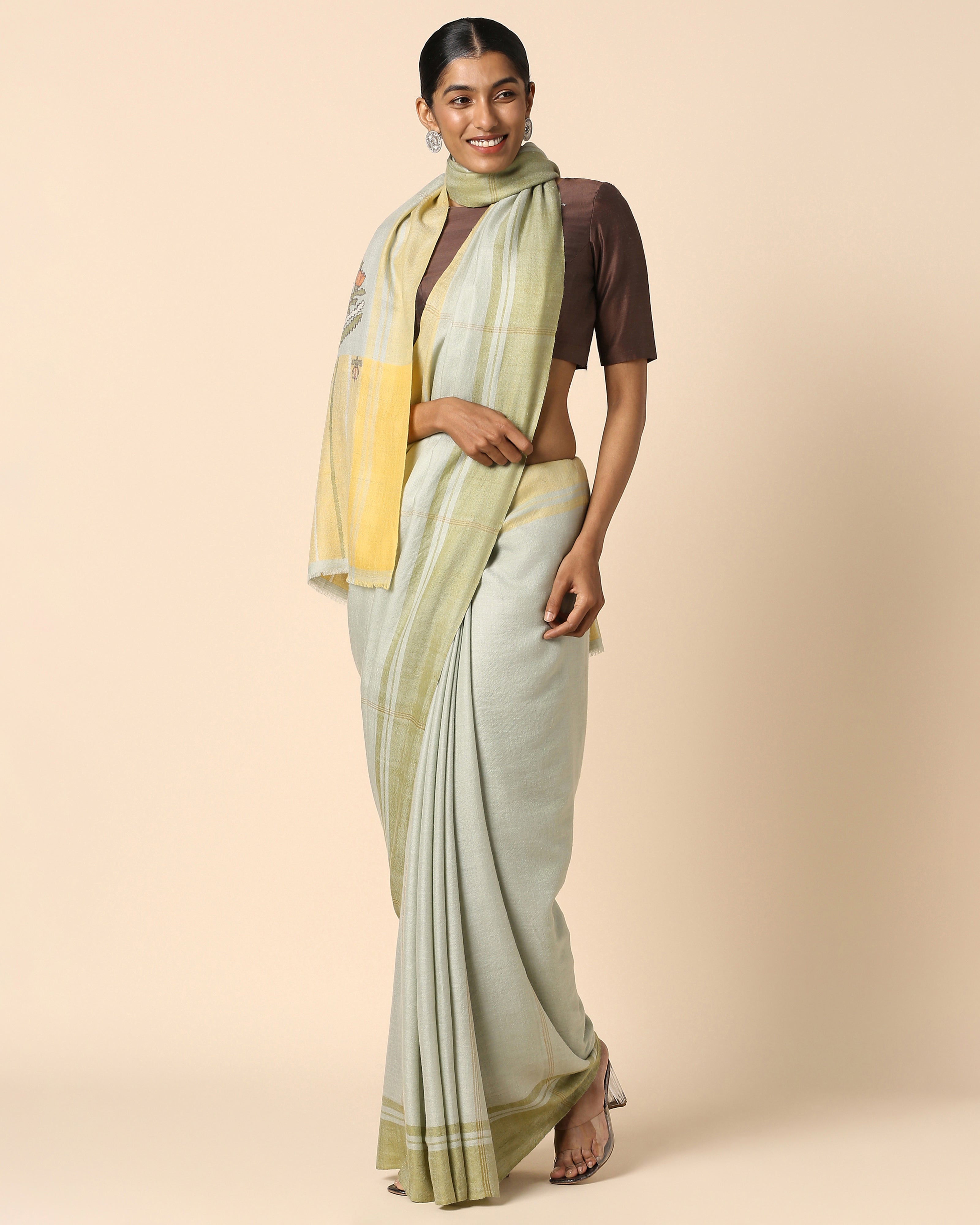 Jalina Kashmir Kani Pashmina Saree