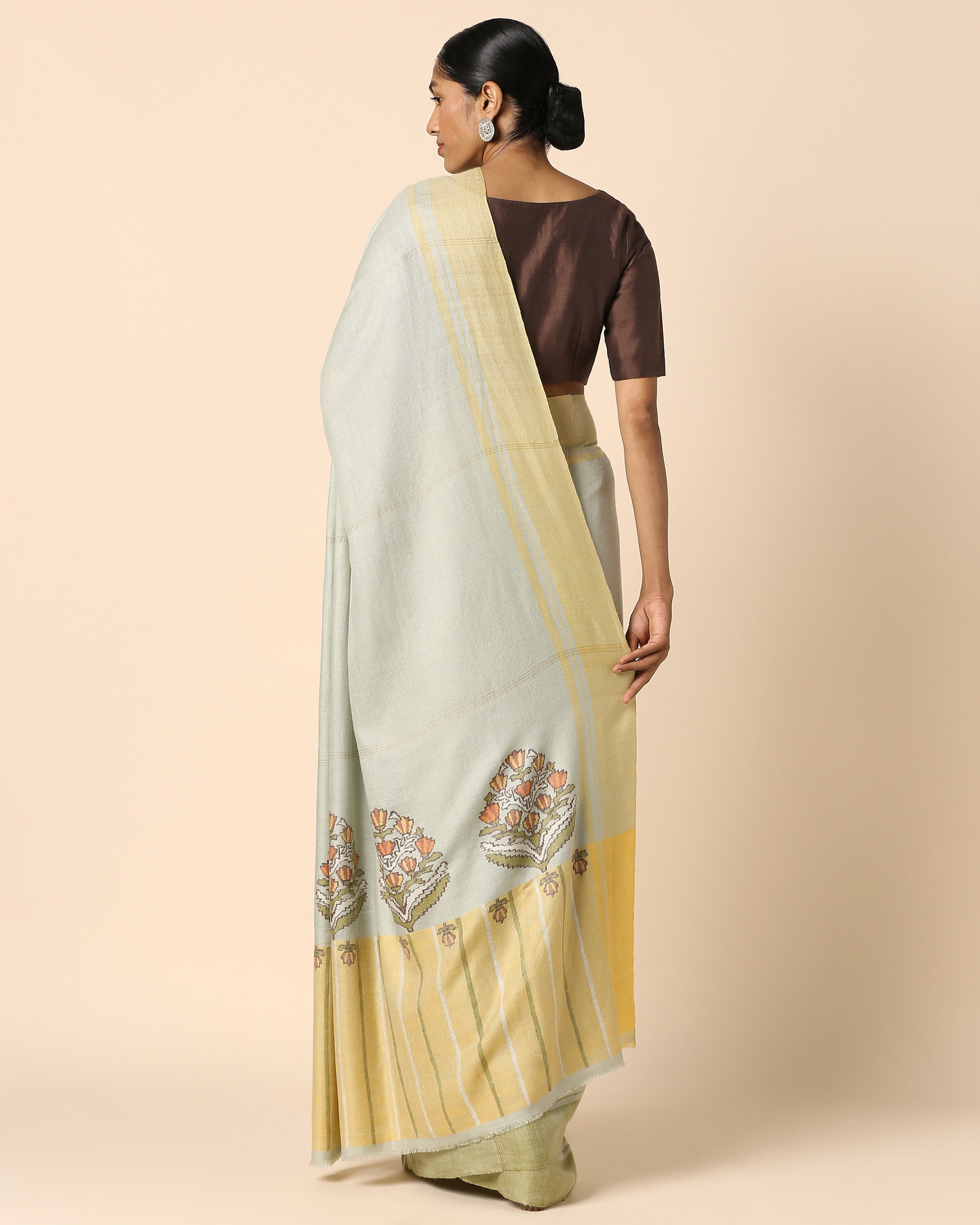Jalina Kashmir Kani Pashmina Saree